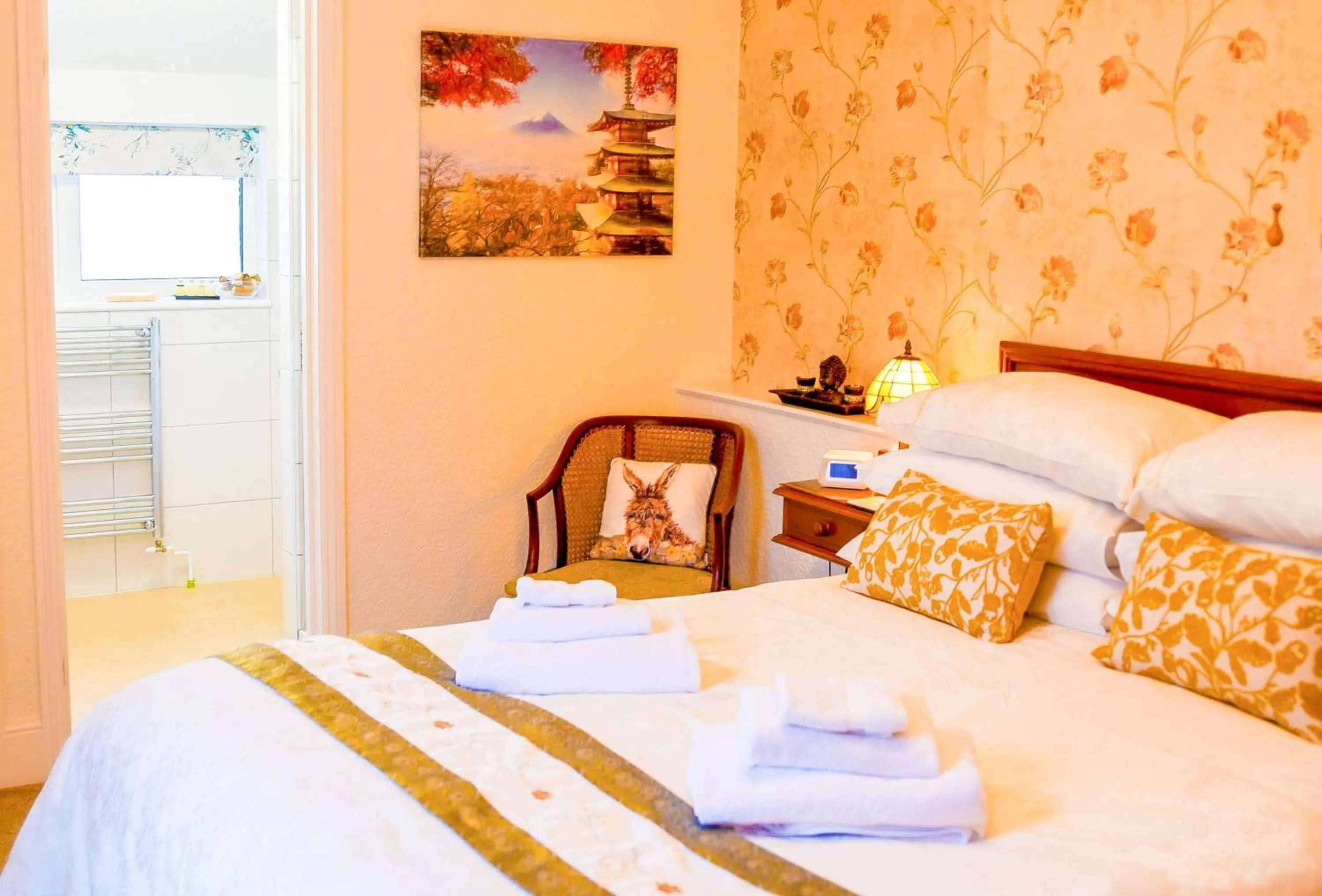 Bedroom, Bed in Grange Bank House