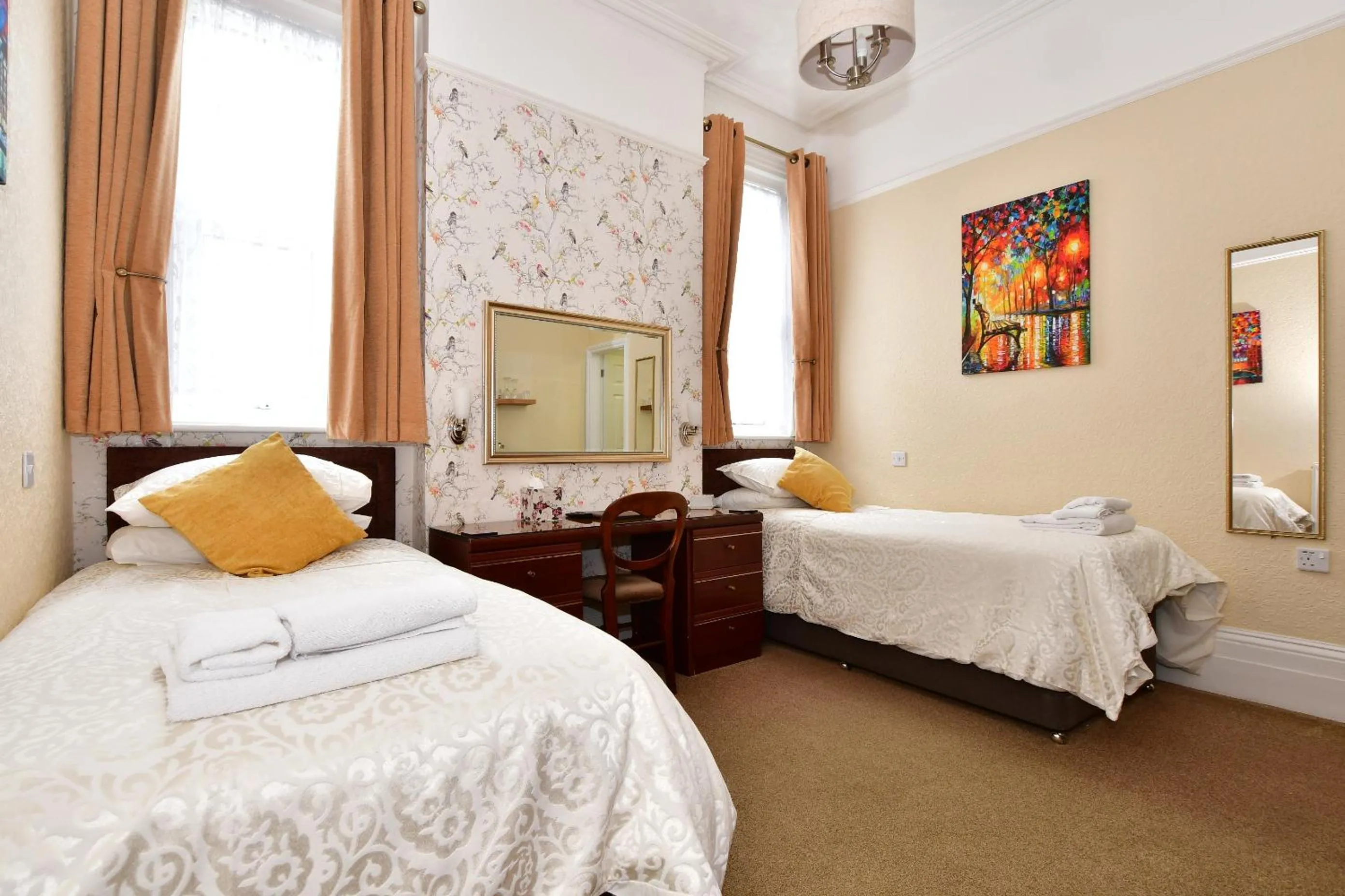 Bedroom, Bed in Grange Bank House