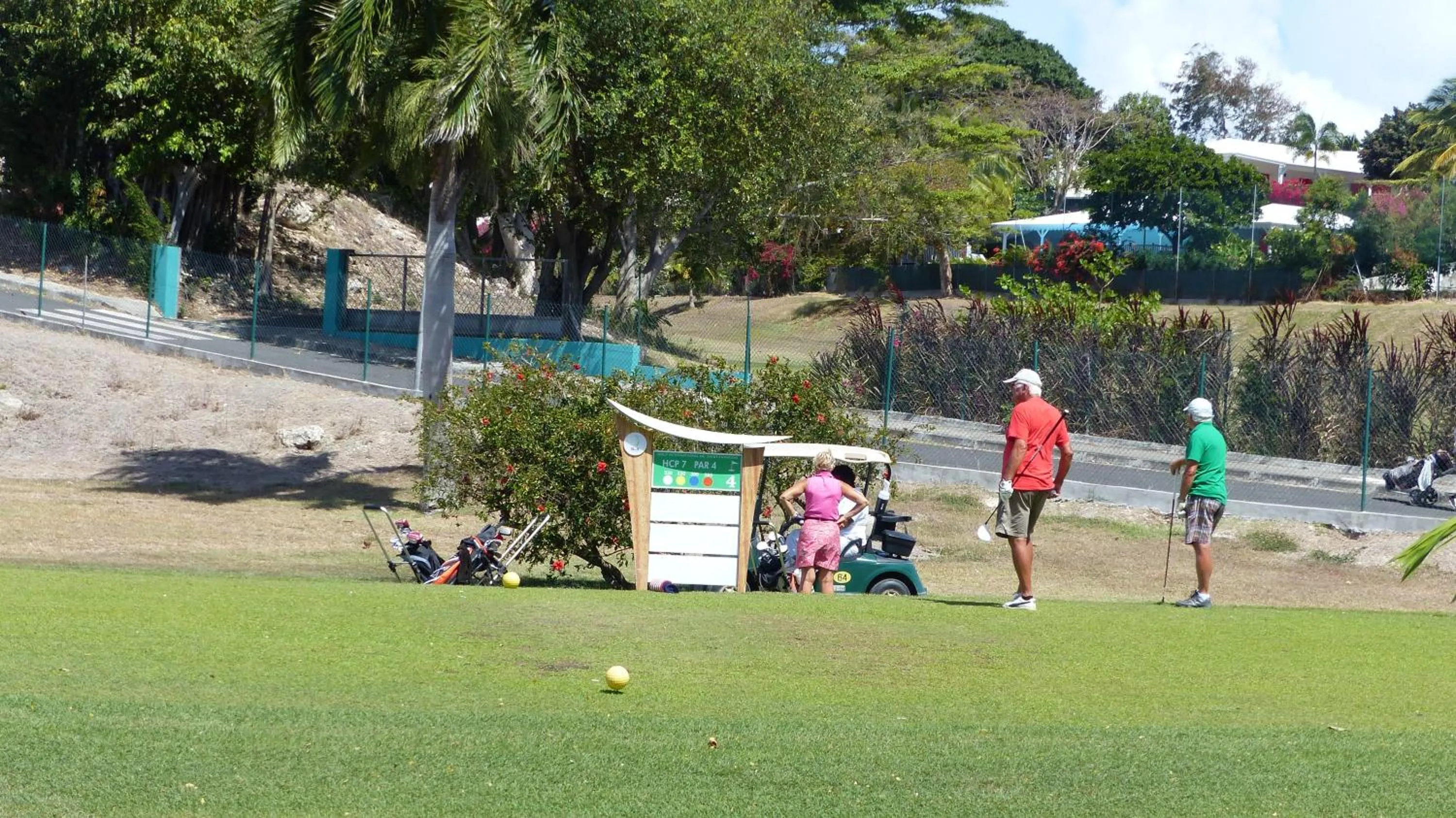 Golfcourse in Appartement à la Résidence LA PLANTATION RESORT and SPA