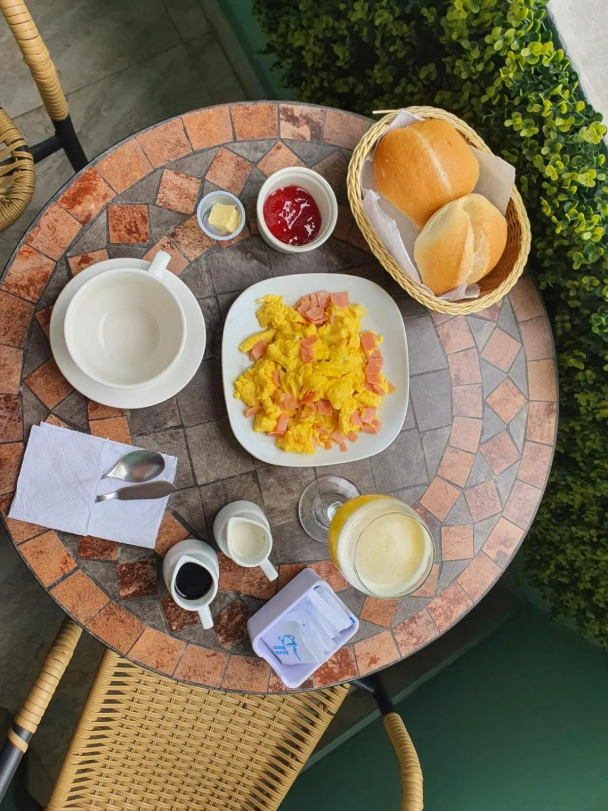 Breakfast in Residencial Alfa Hotel