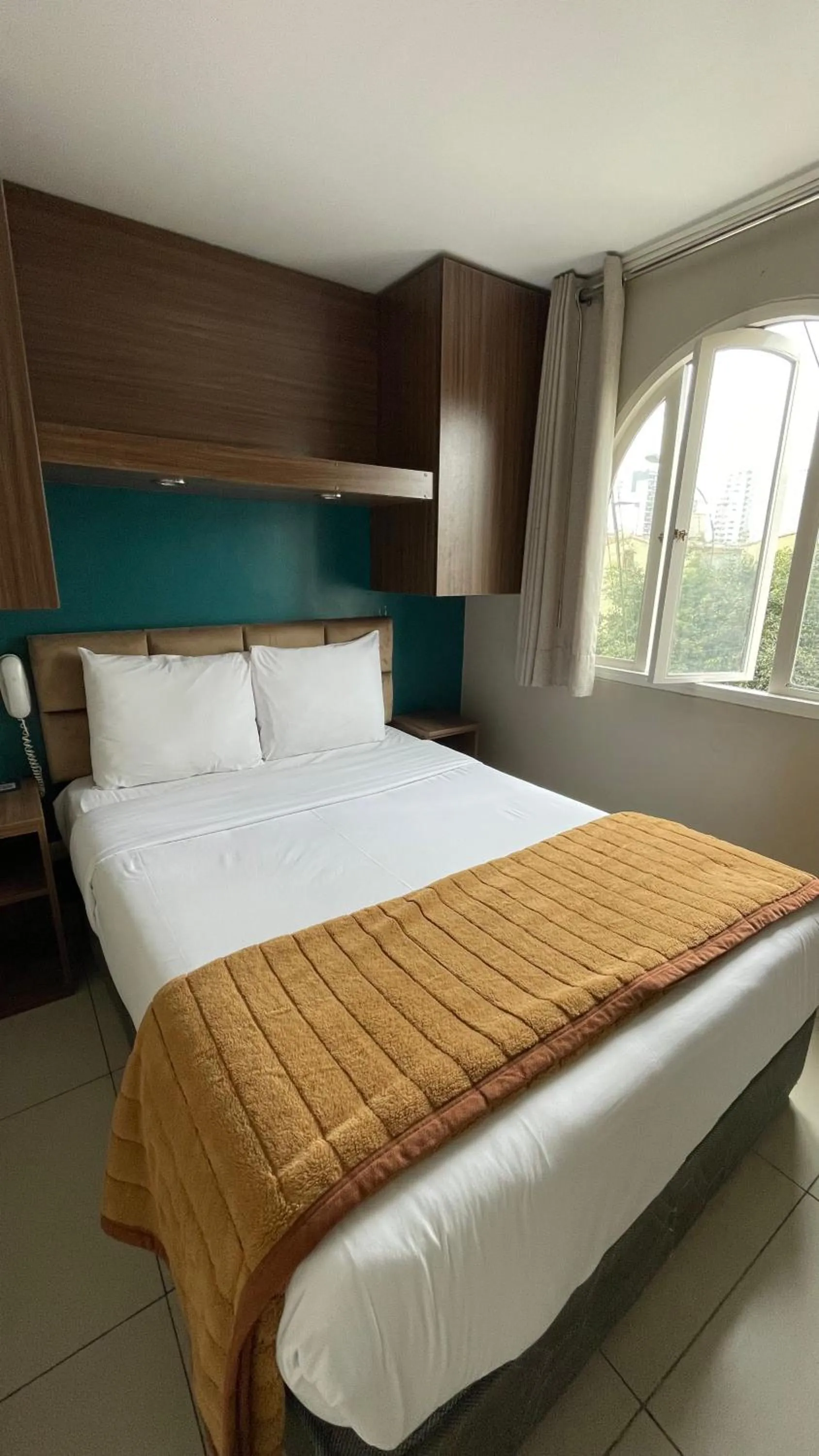 Bed in Residencial Alfa Hotel