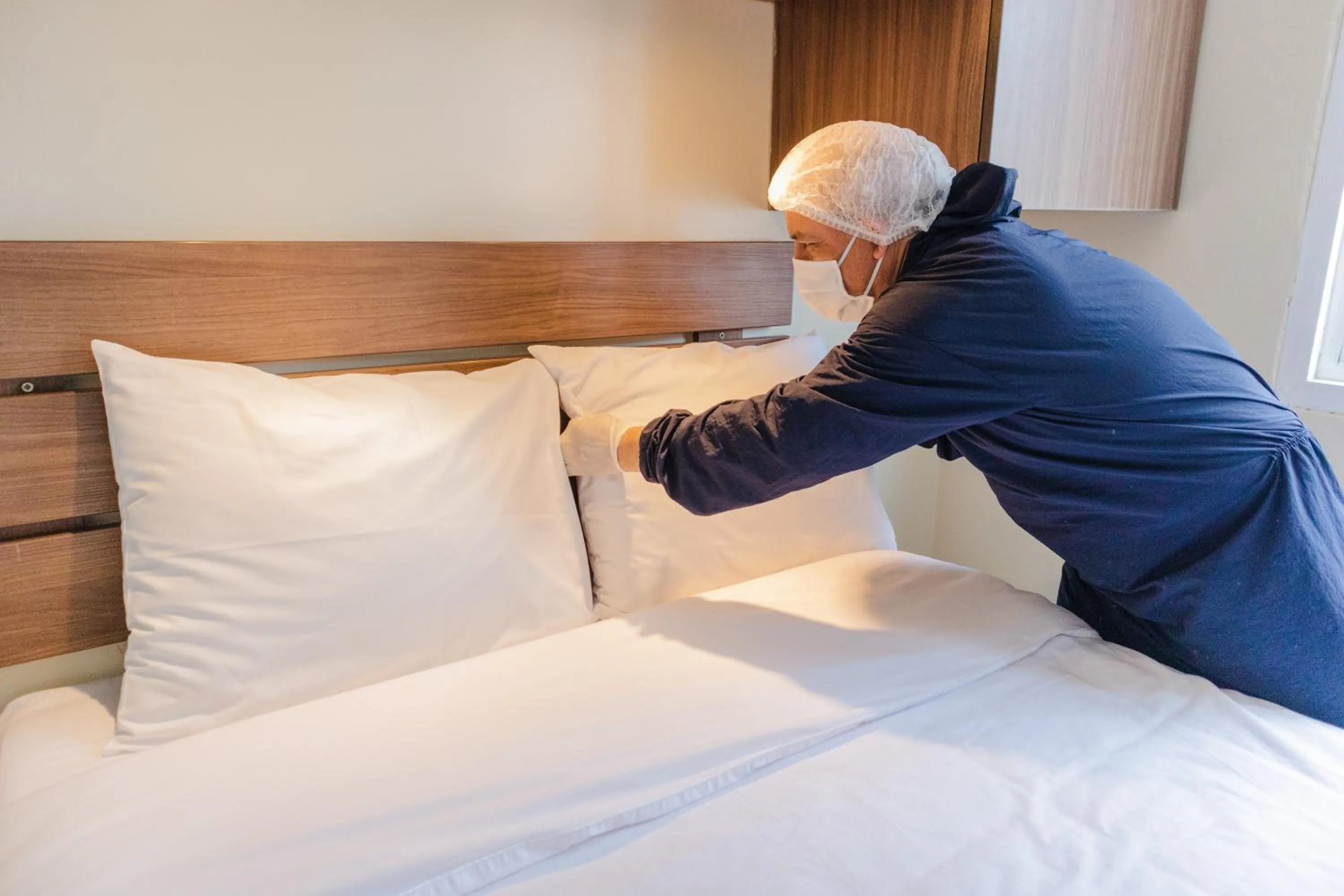 Staff, Bed in Residencial Alfa Hotel