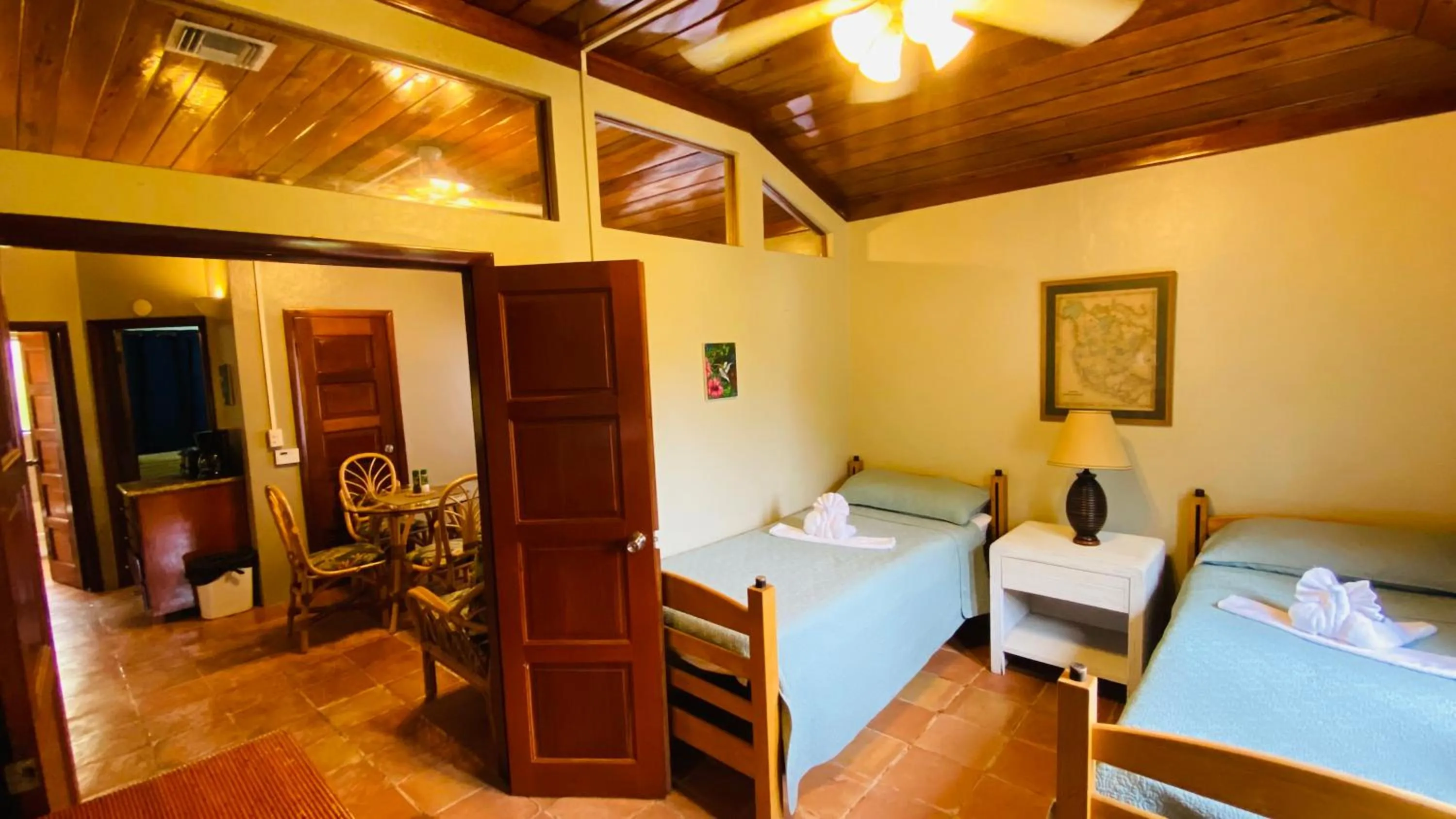 Bed in Tradewinds Paradise Villas