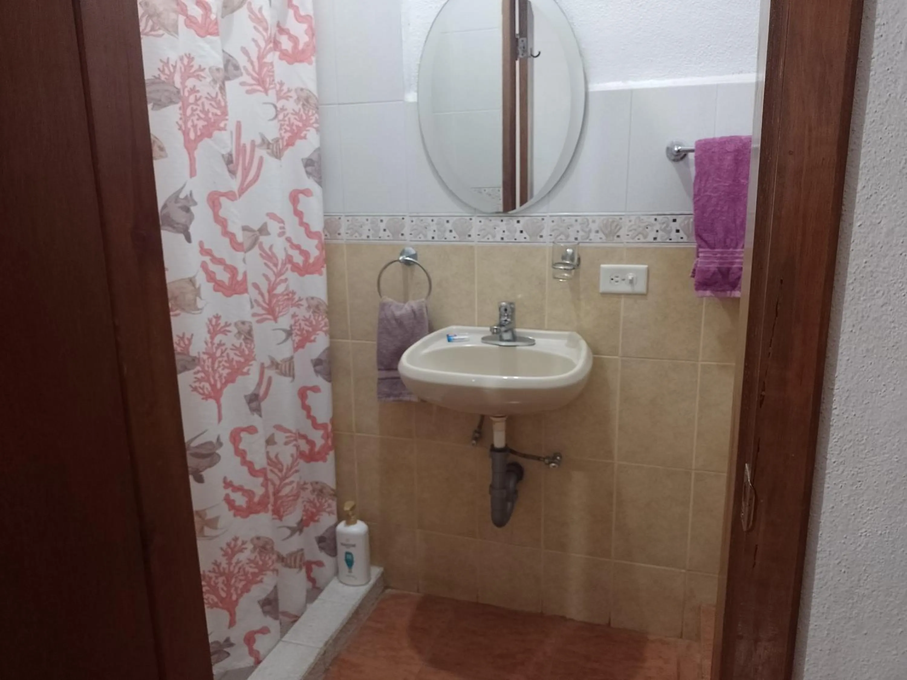 Bathroom in Pension Baja Paradise