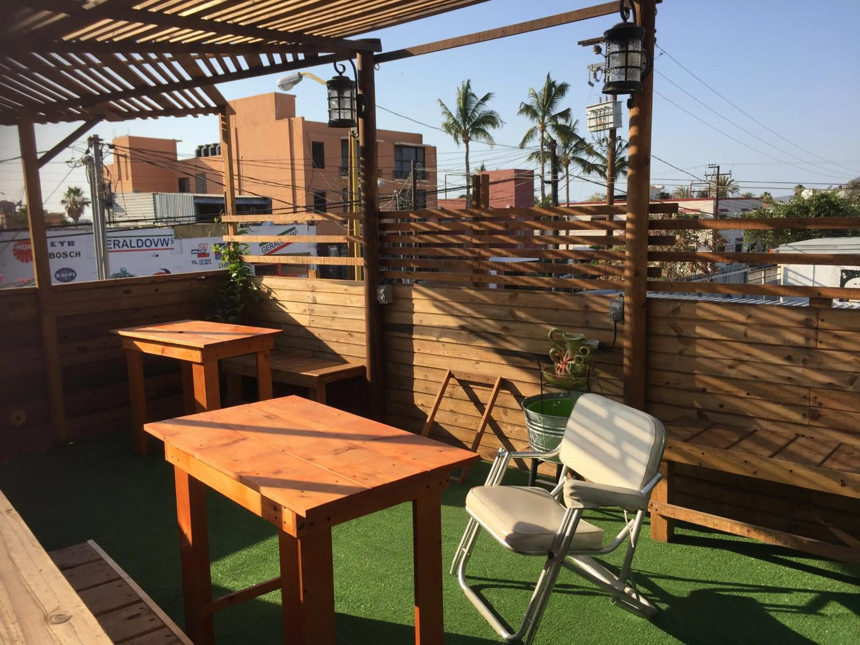 Balcony/Terrace in Pension Baja Paradise
