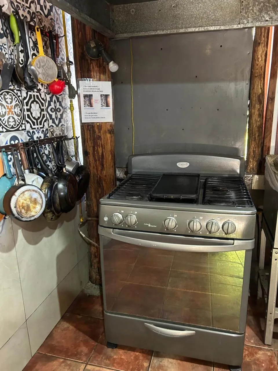 Kitchen or kitchenette in Pension Baja Paradise