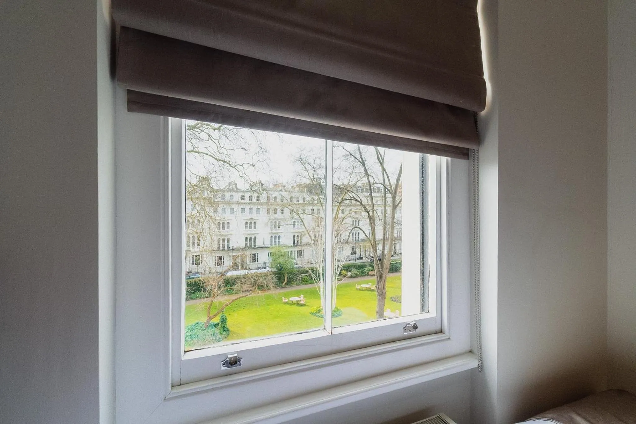 Garden view in London House Hotel