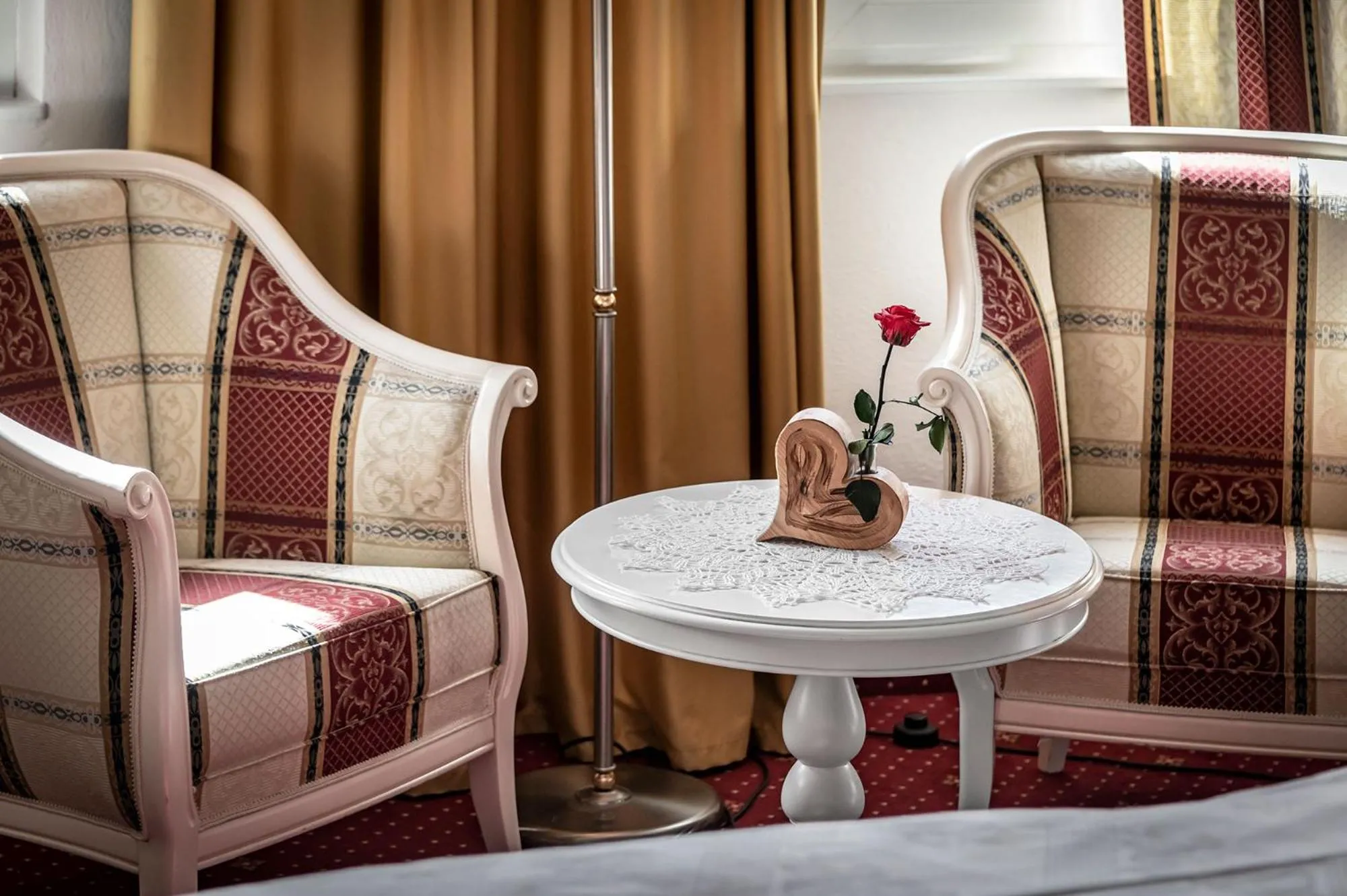 Seating area in Hotel Weisse Lilie - B&B