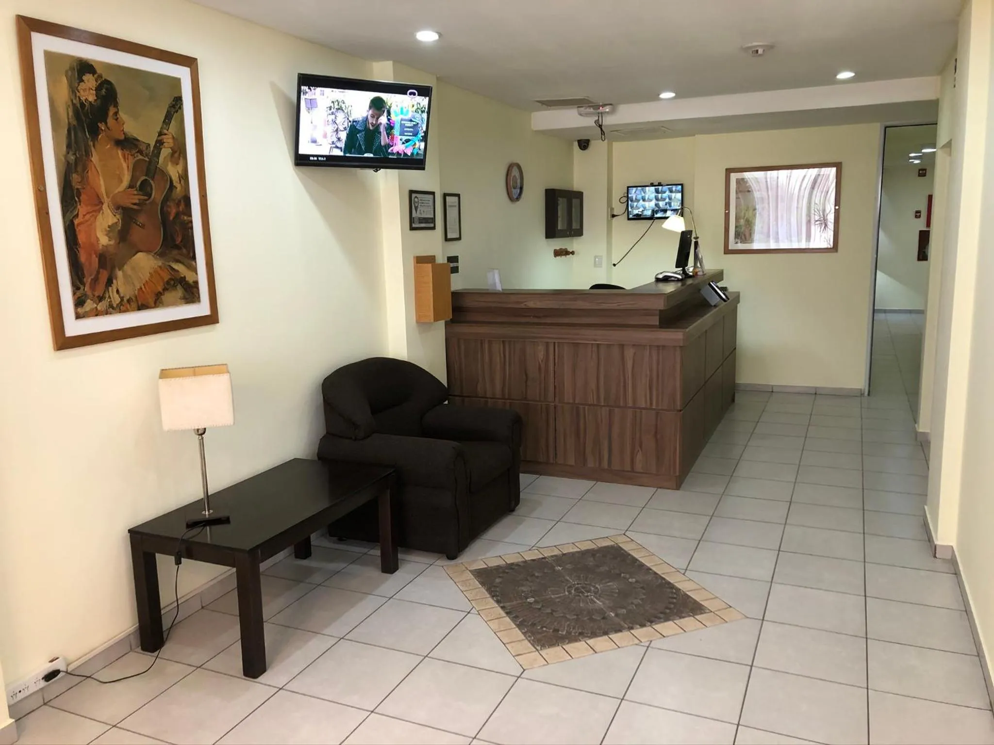 Lobby or reception in Apart Hotel Granada