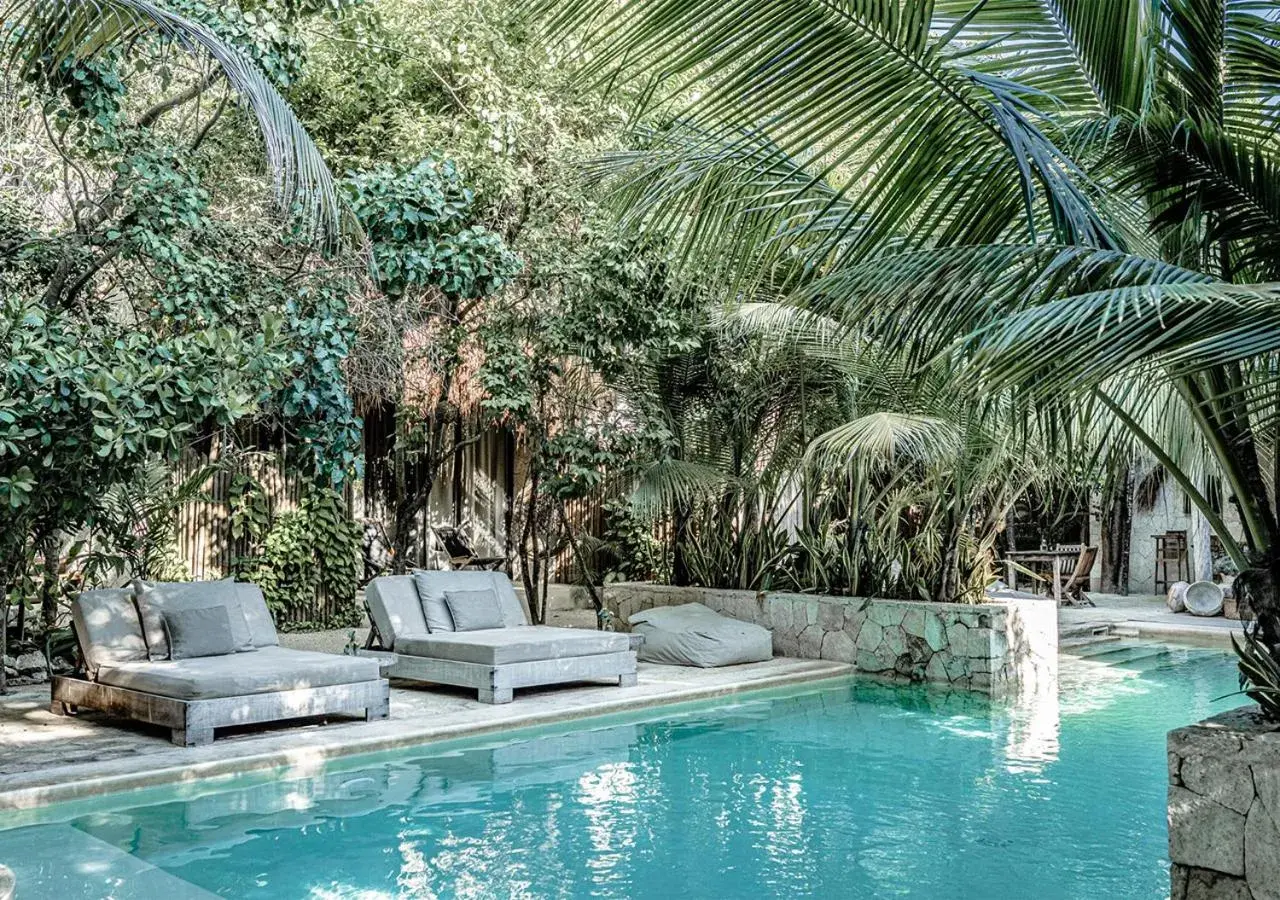 Pool view in Una Vida Pool view in Una Vida