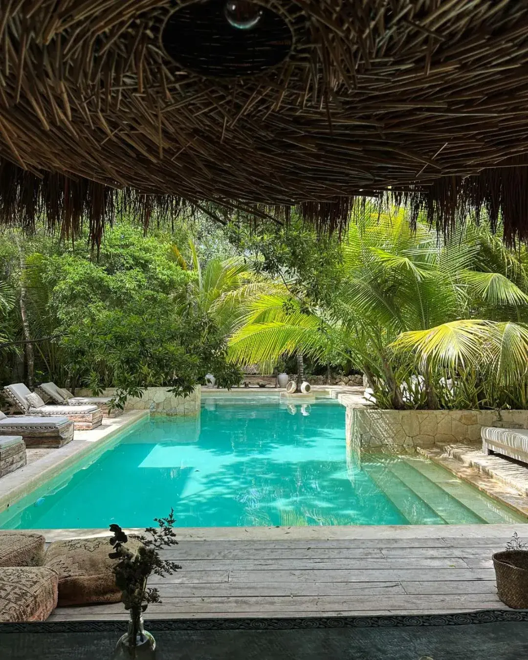 Pool view in Una Vida Pool view in Una Vida