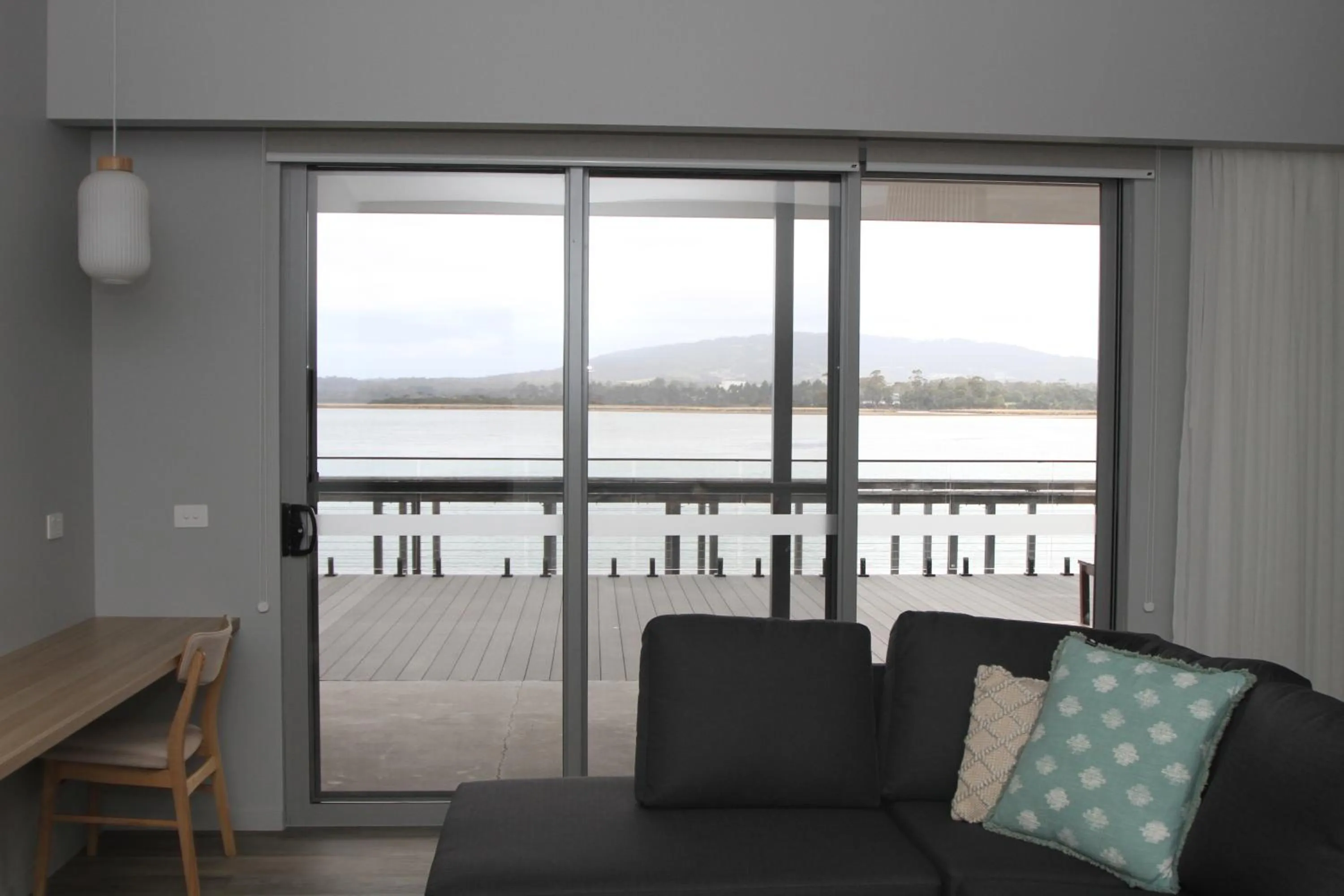 Living room in Waterfront Apartments