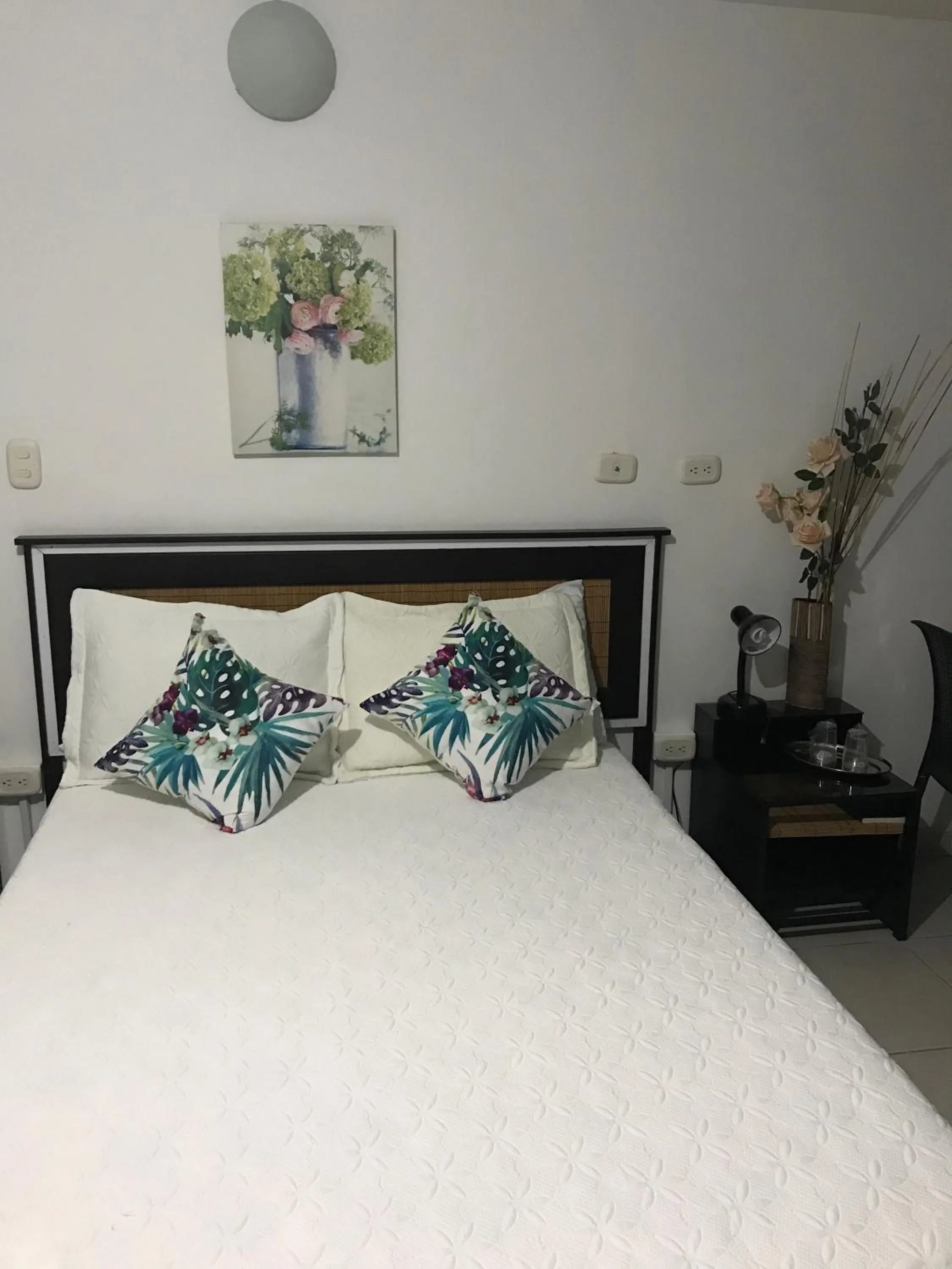 Bed in Hotel Meson de las Flores