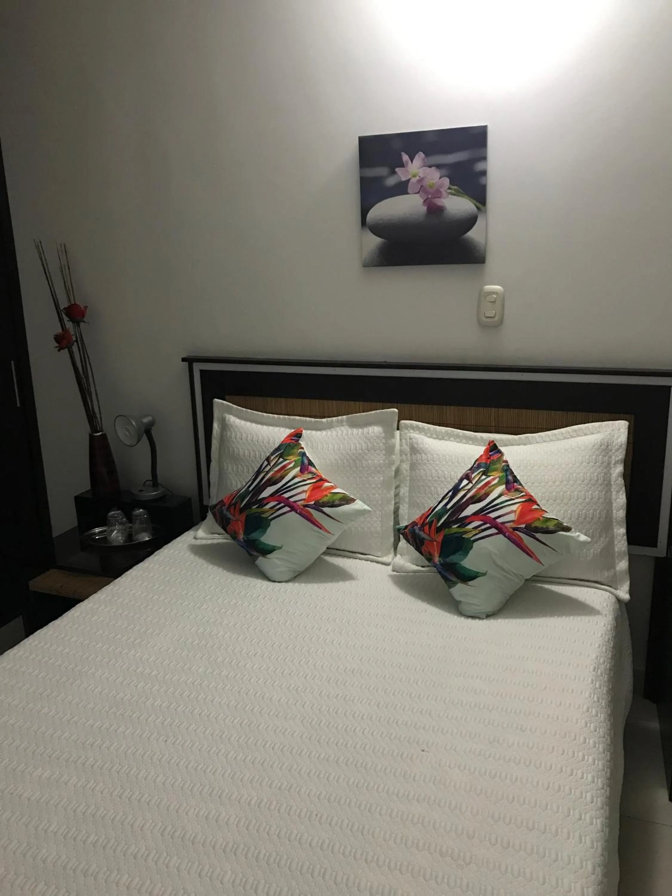 Bed in Hotel Meson de las Flores