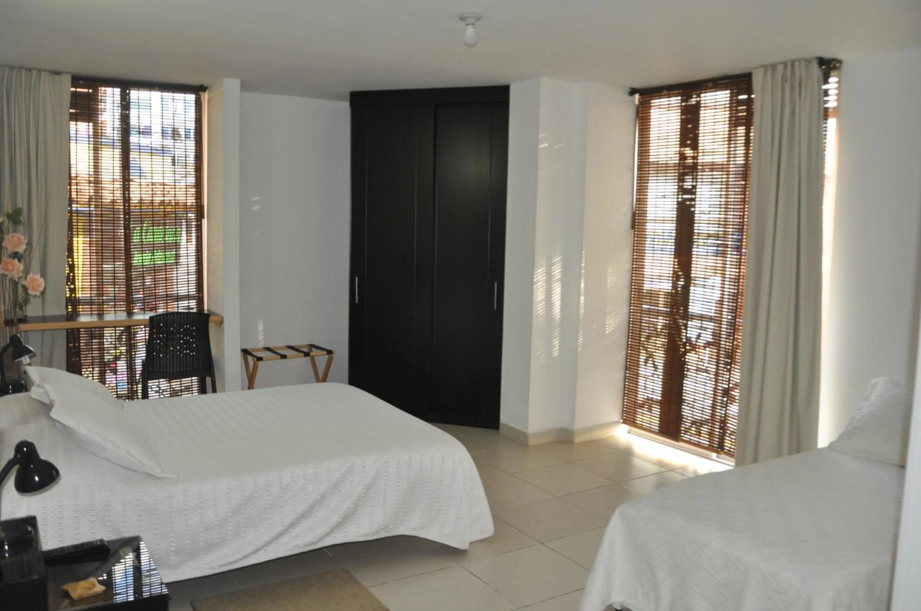 Bed in Hotel Meson de las Flores