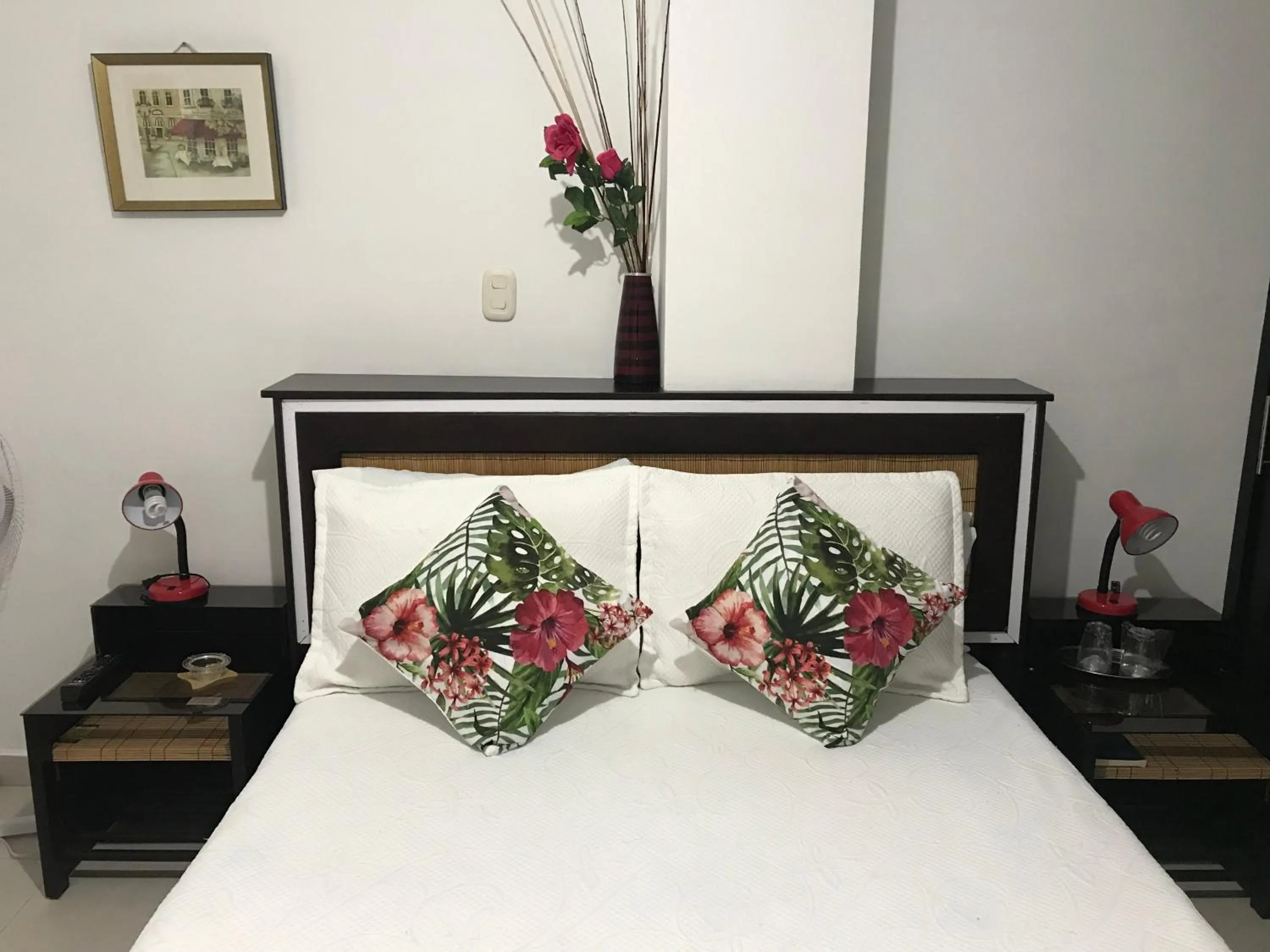 Bed in Hotel Meson de las Flores