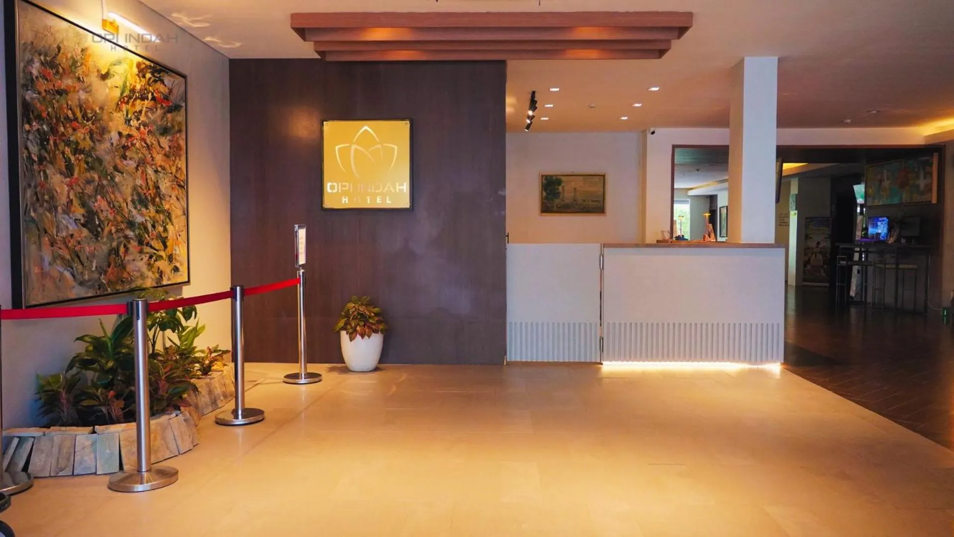 Lobby or reception in OPI Indah Hotel
