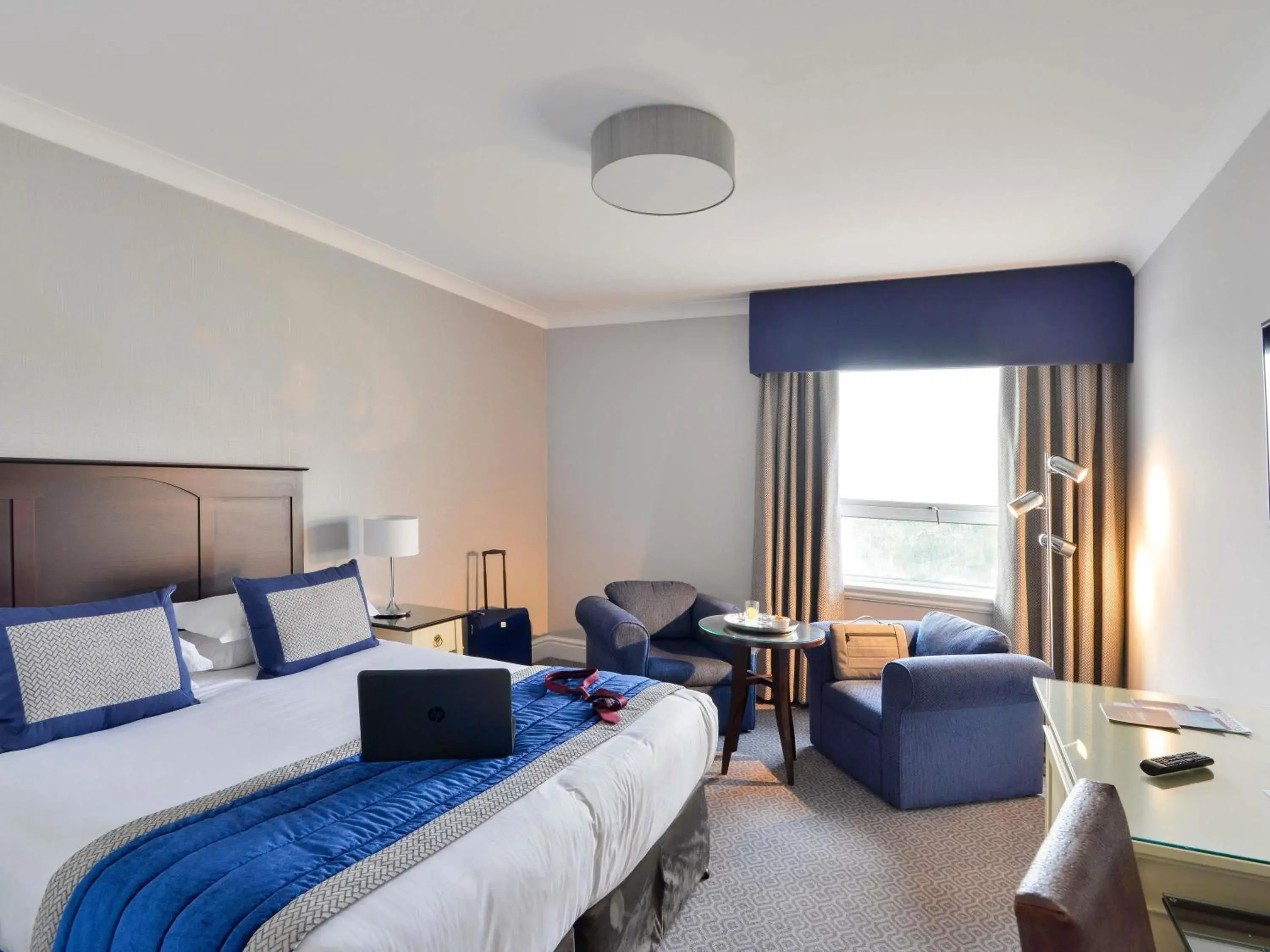 Bedroom, Bed in Mercure Manchester Norton Grange Hotel & Spa Bedroom, Bed in Mercure Manchester Norton Grange Hotel & Spa