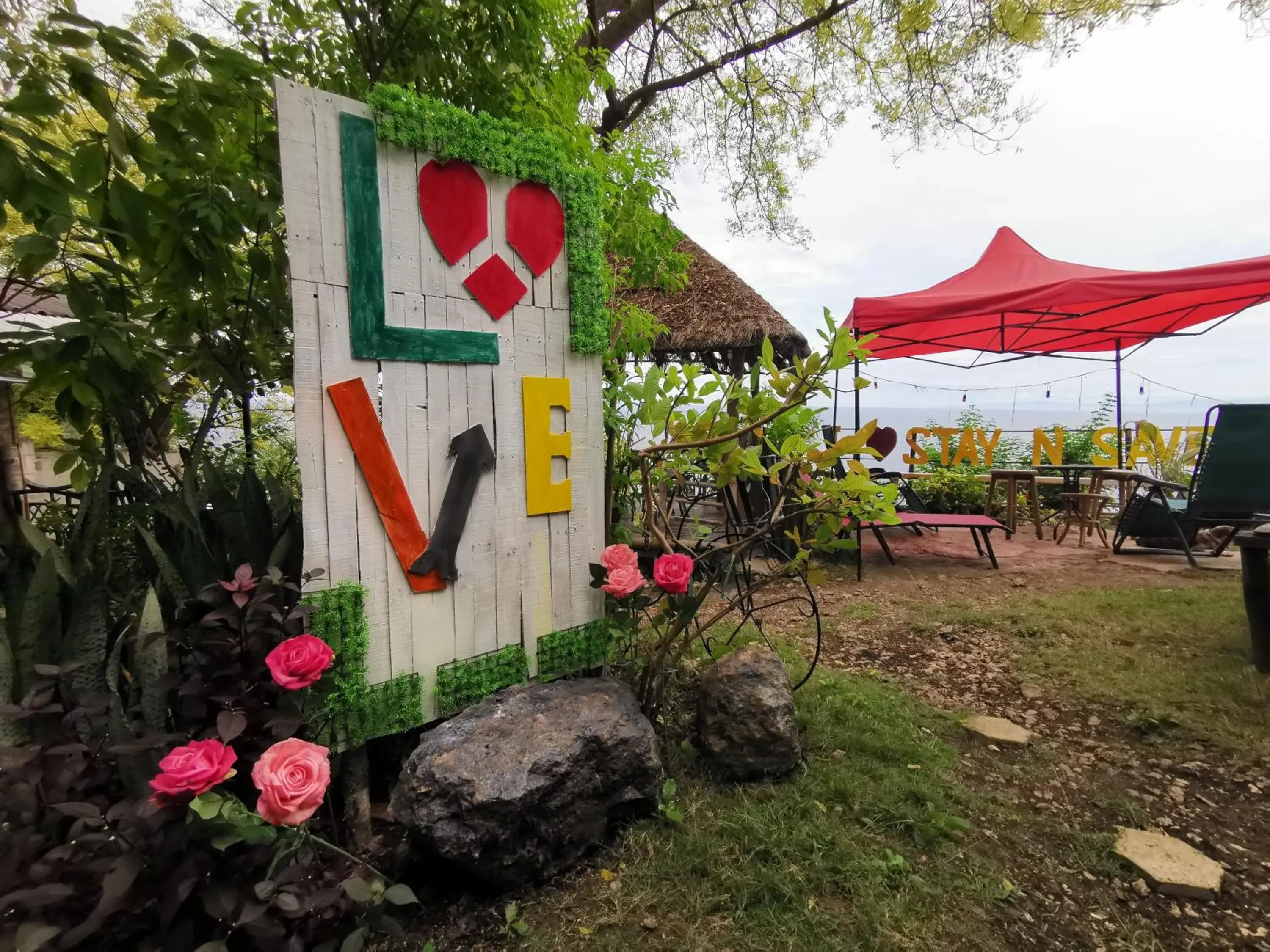 Garden view in Stay N Save B&B Garden view in Stay N Save B&B