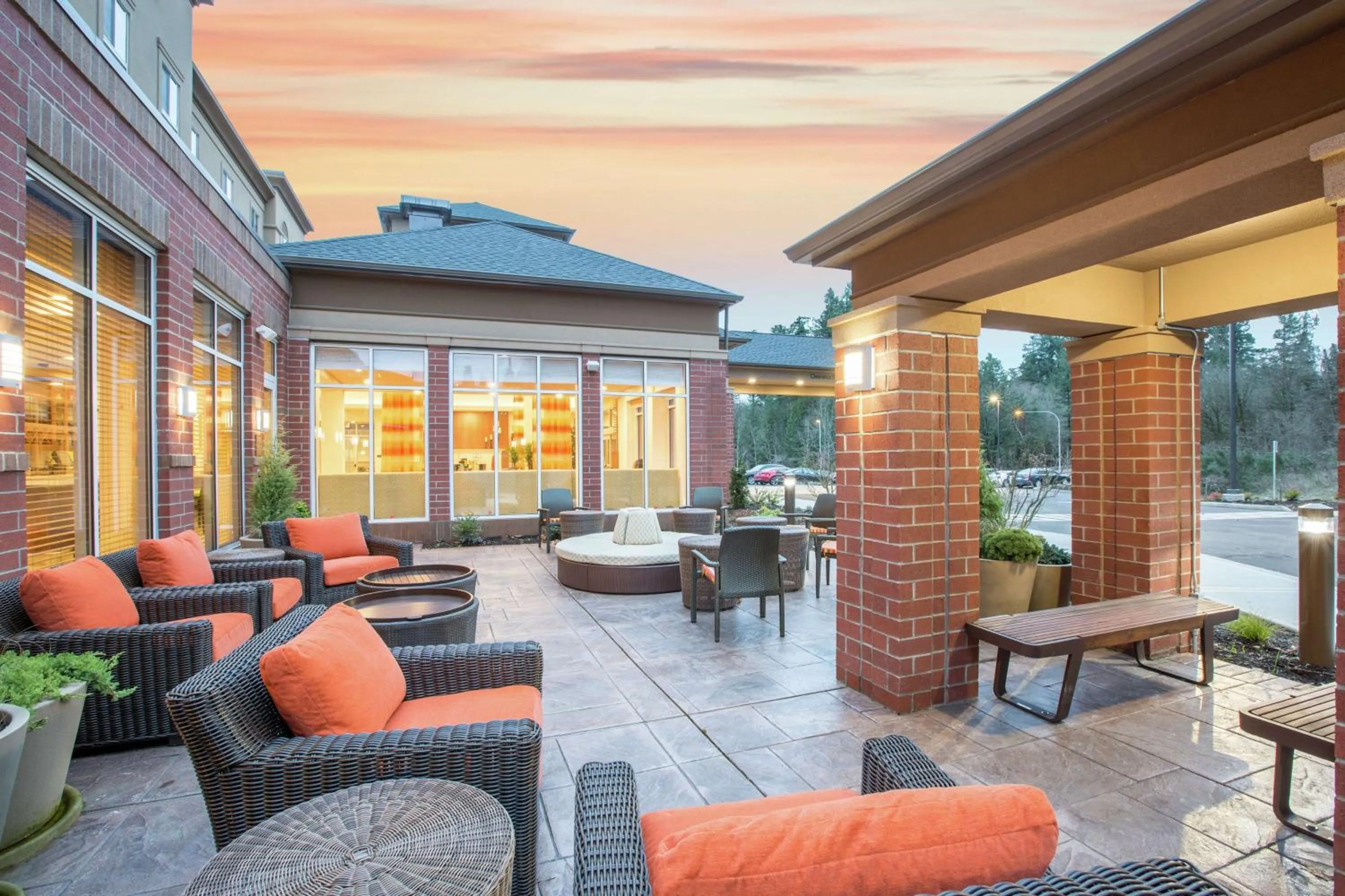Patio in Hilton Garden Inn Olympia, WA