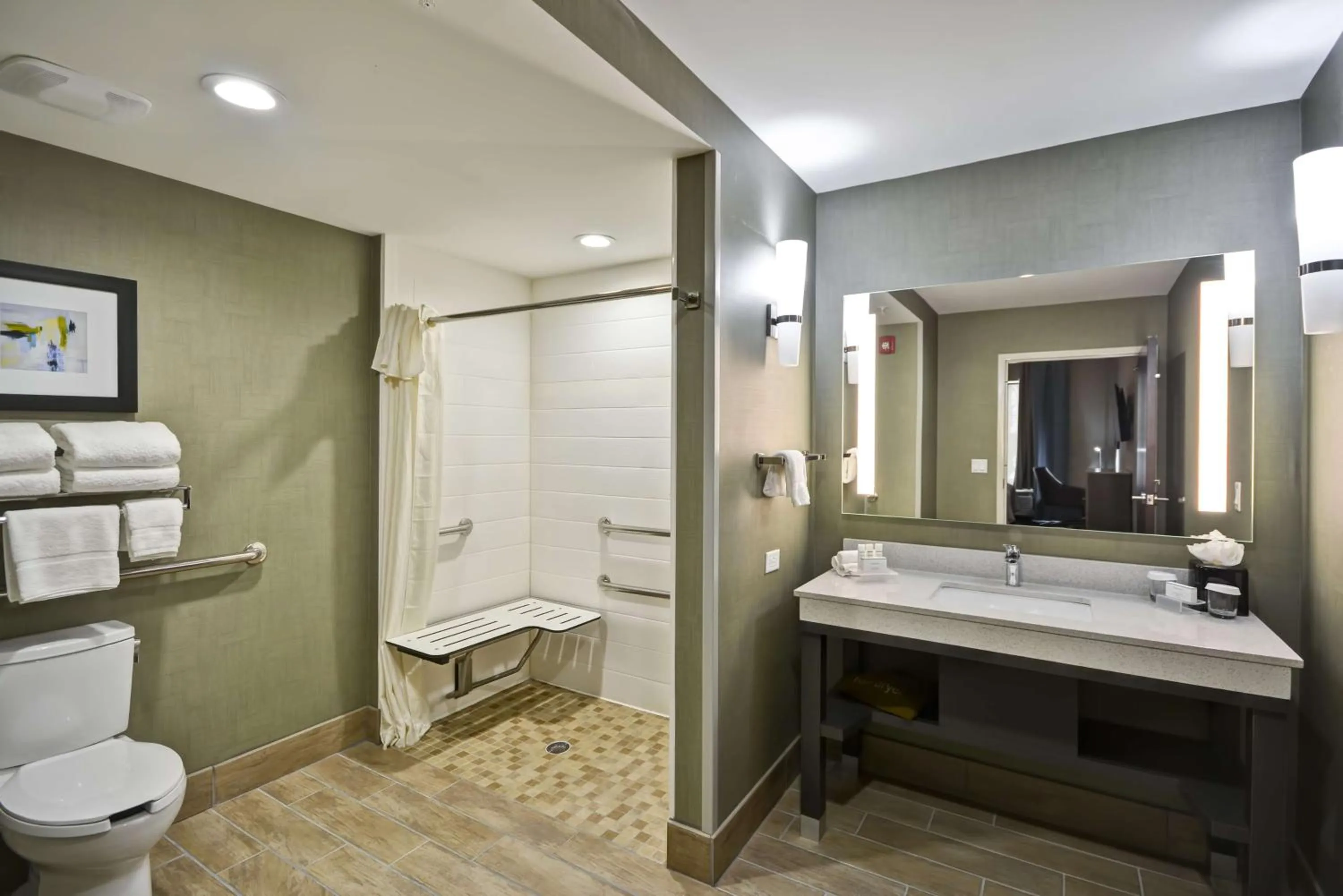 Bathroom in Homewood Suites by Hilton Orlando Theme Parks