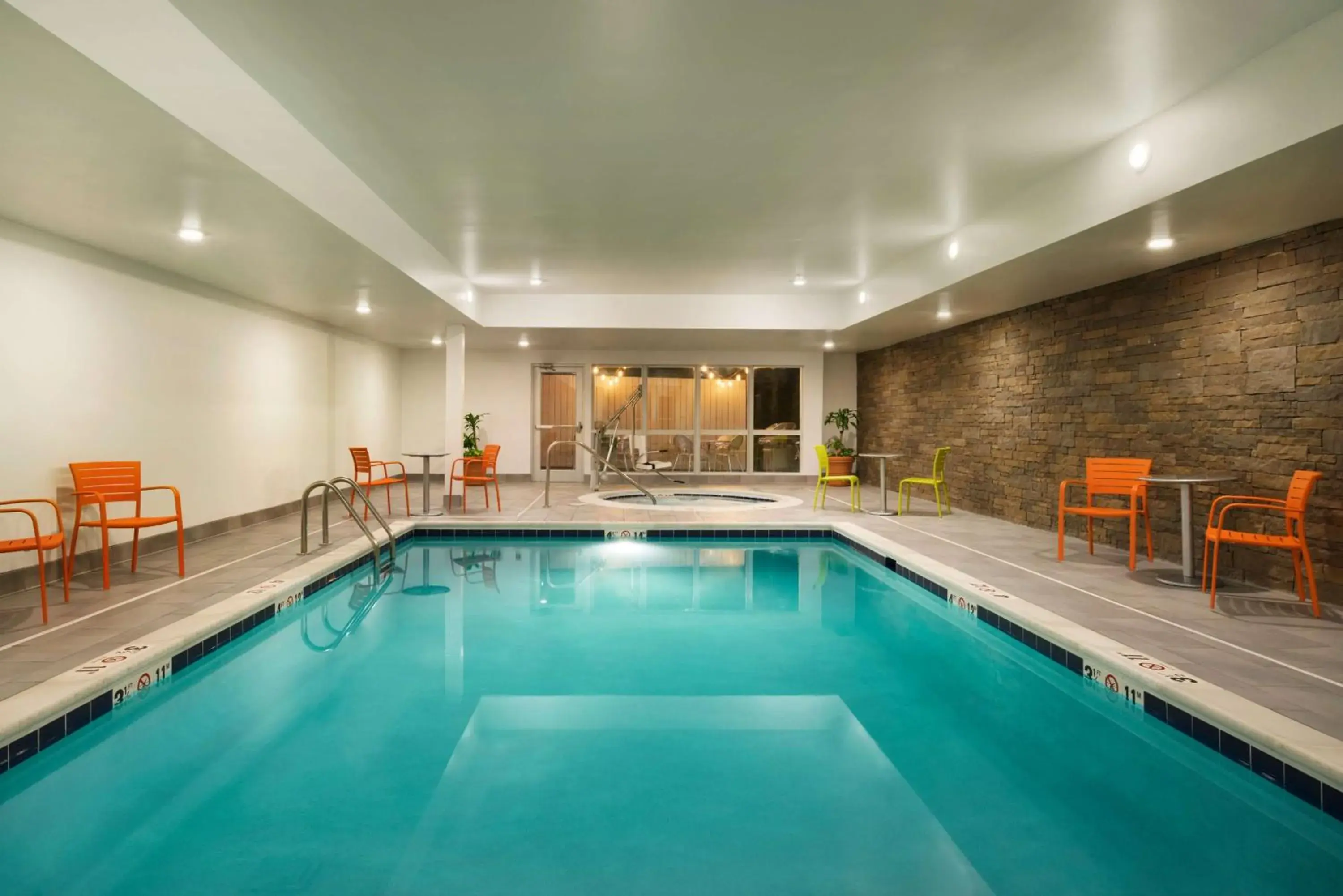 Pool view in Home2 Suites by Hilton Roanoke Pool view in Home2 Suites by Hilton Roanoke