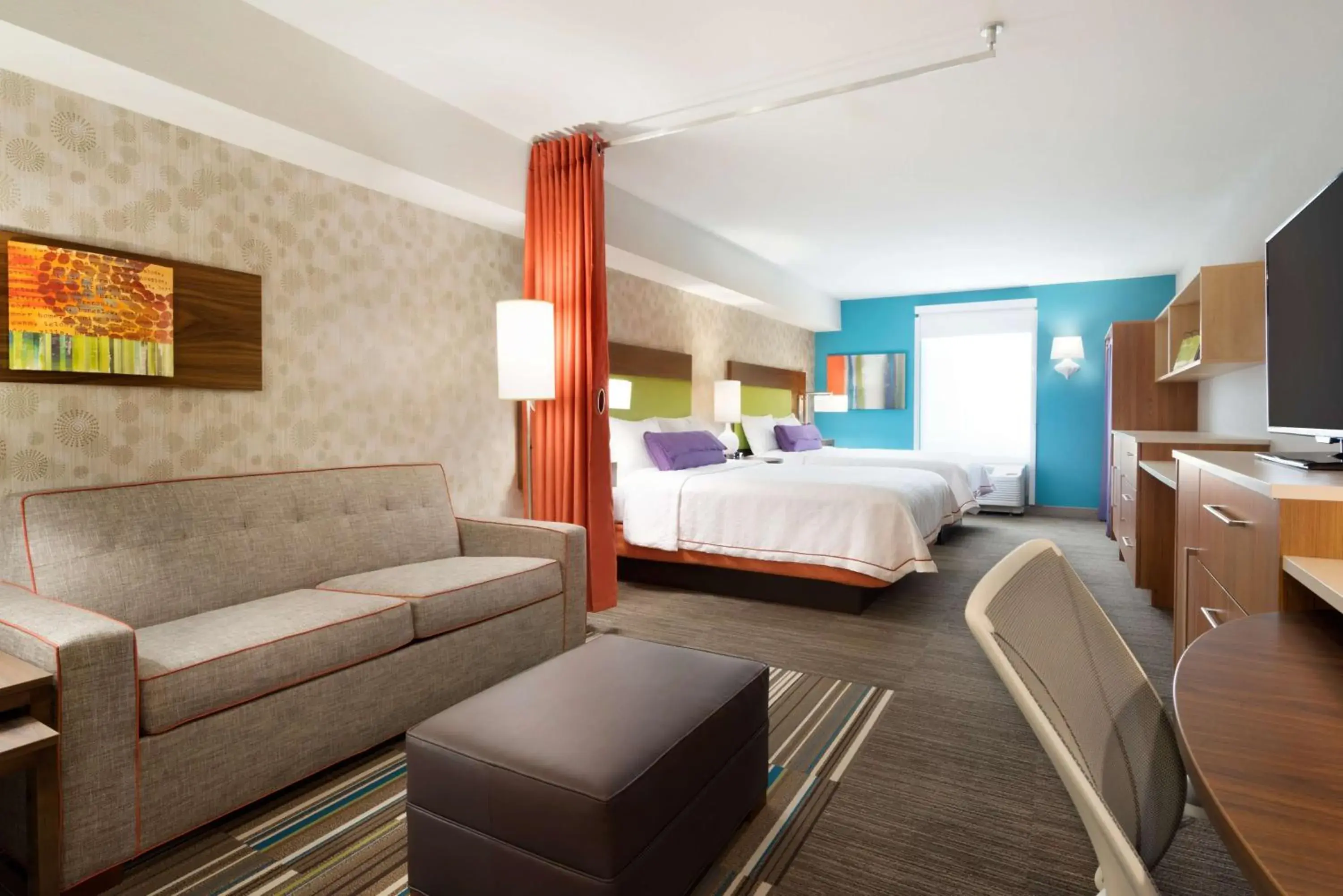 One-Bedroom Queen Suite with Two Queen Beds - Non-Smoking in Home2 Suites by Hilton Roanoke One-Bedroom Queen Suite with Two Queen Beds - Non-Smoking in Home2 Suites by Hilton Roanoke