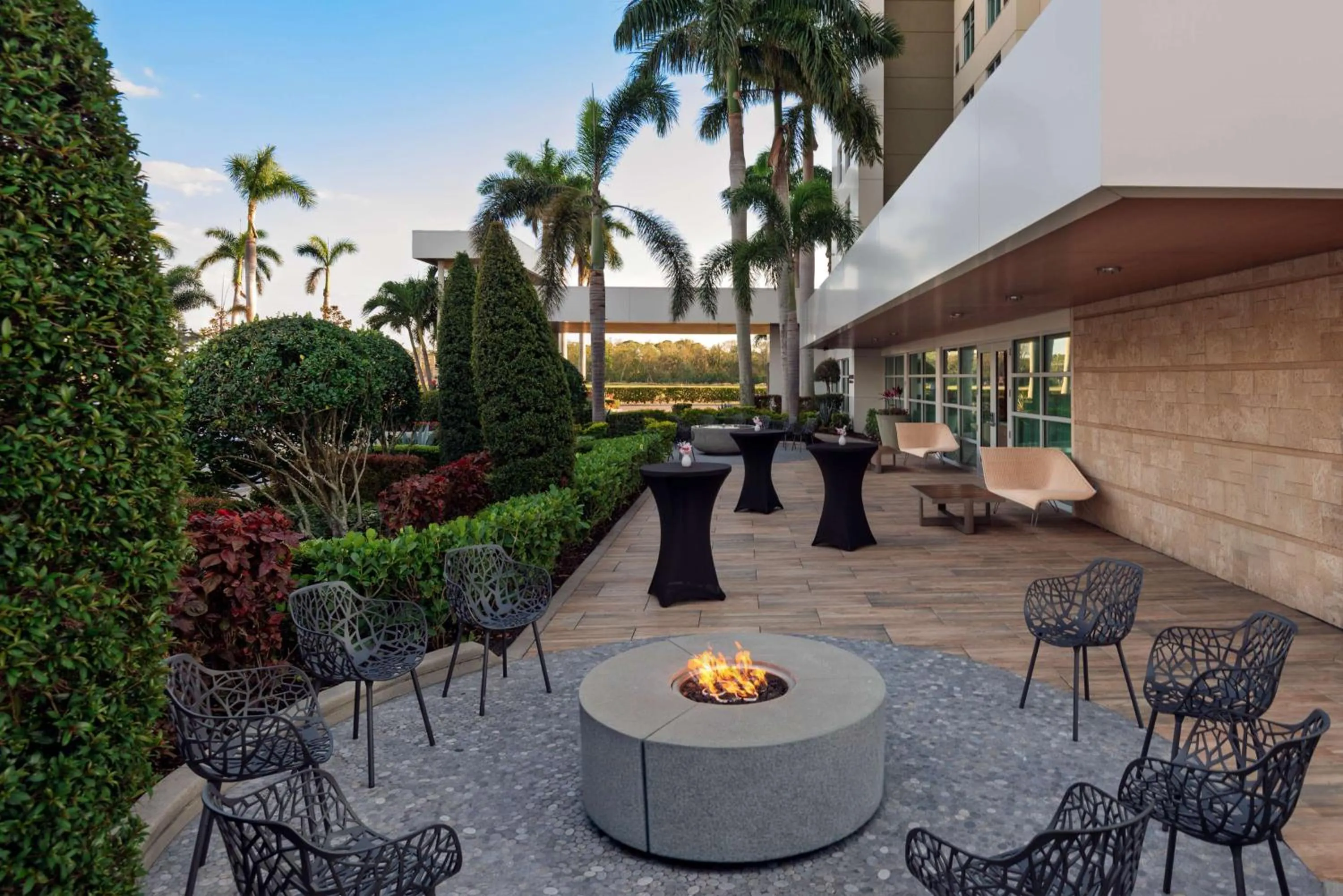 Patio in Homewood Suites by Hilton Sarasota-Lakewood Ranch