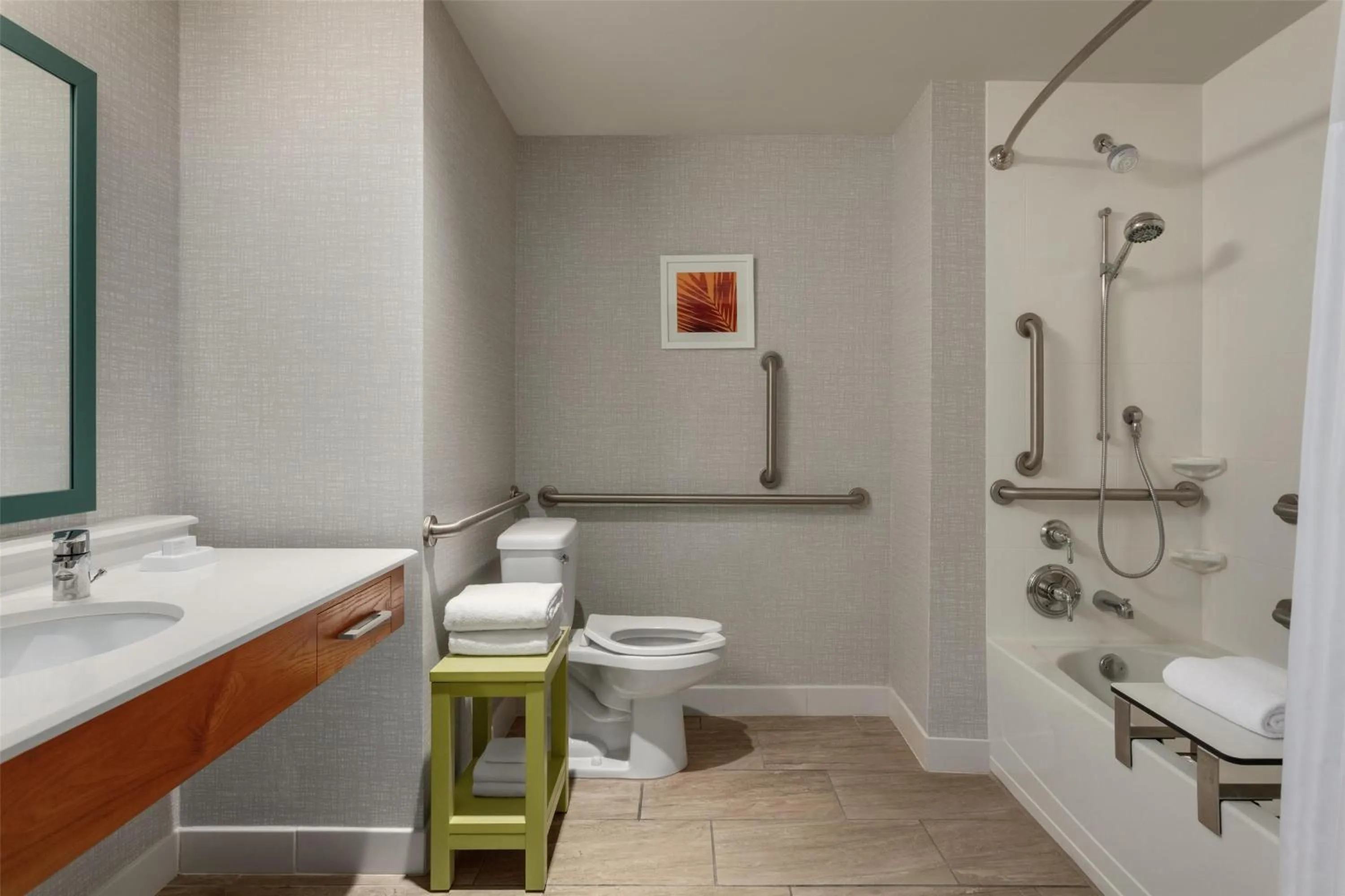 Bathroom in Hampton Inn & Suites by Hilton Tampa Busch Gardens Area