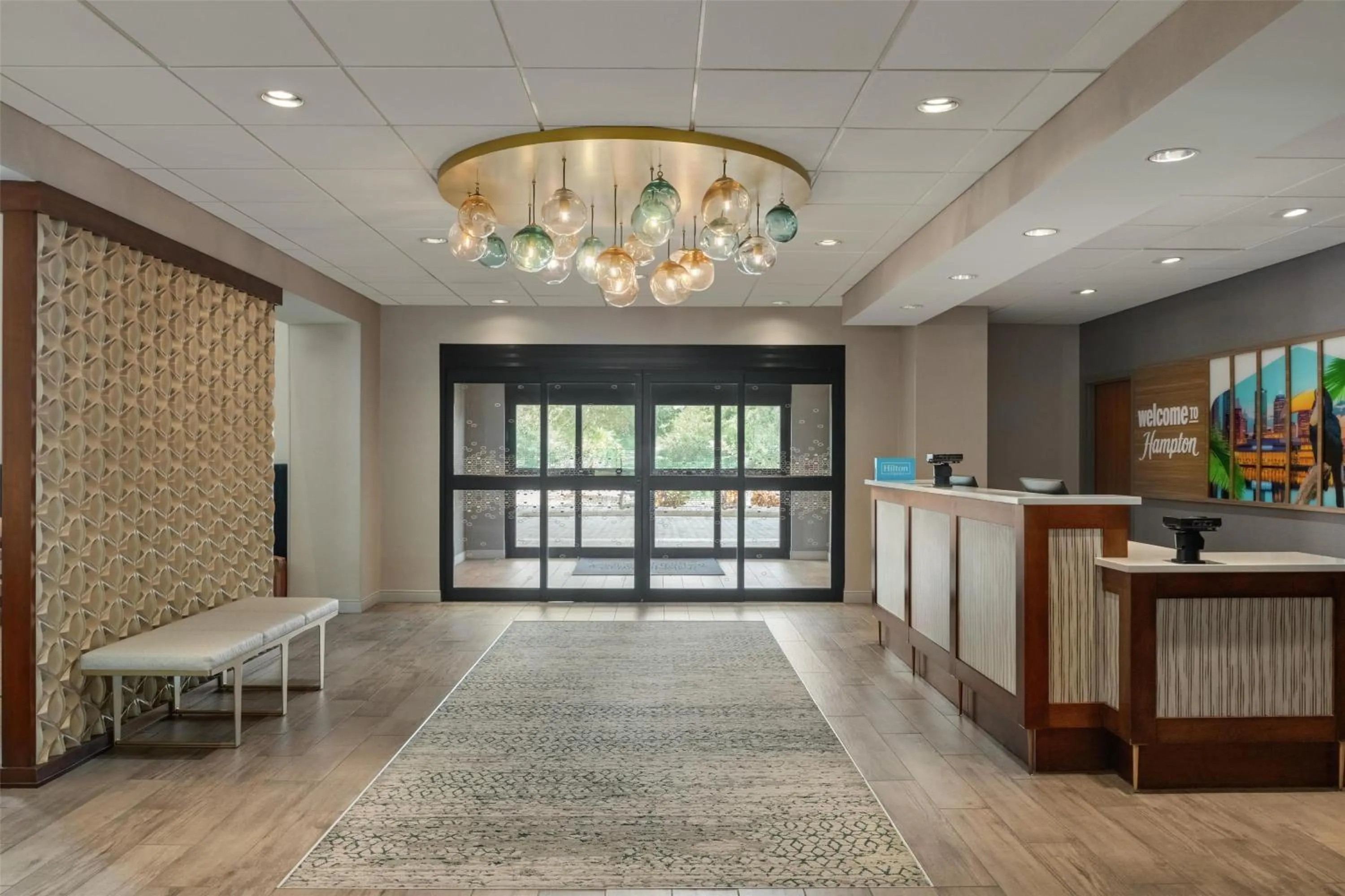 Lobby or reception in Hampton Inn & Suites by Hilton Tampa Busch Gardens Area