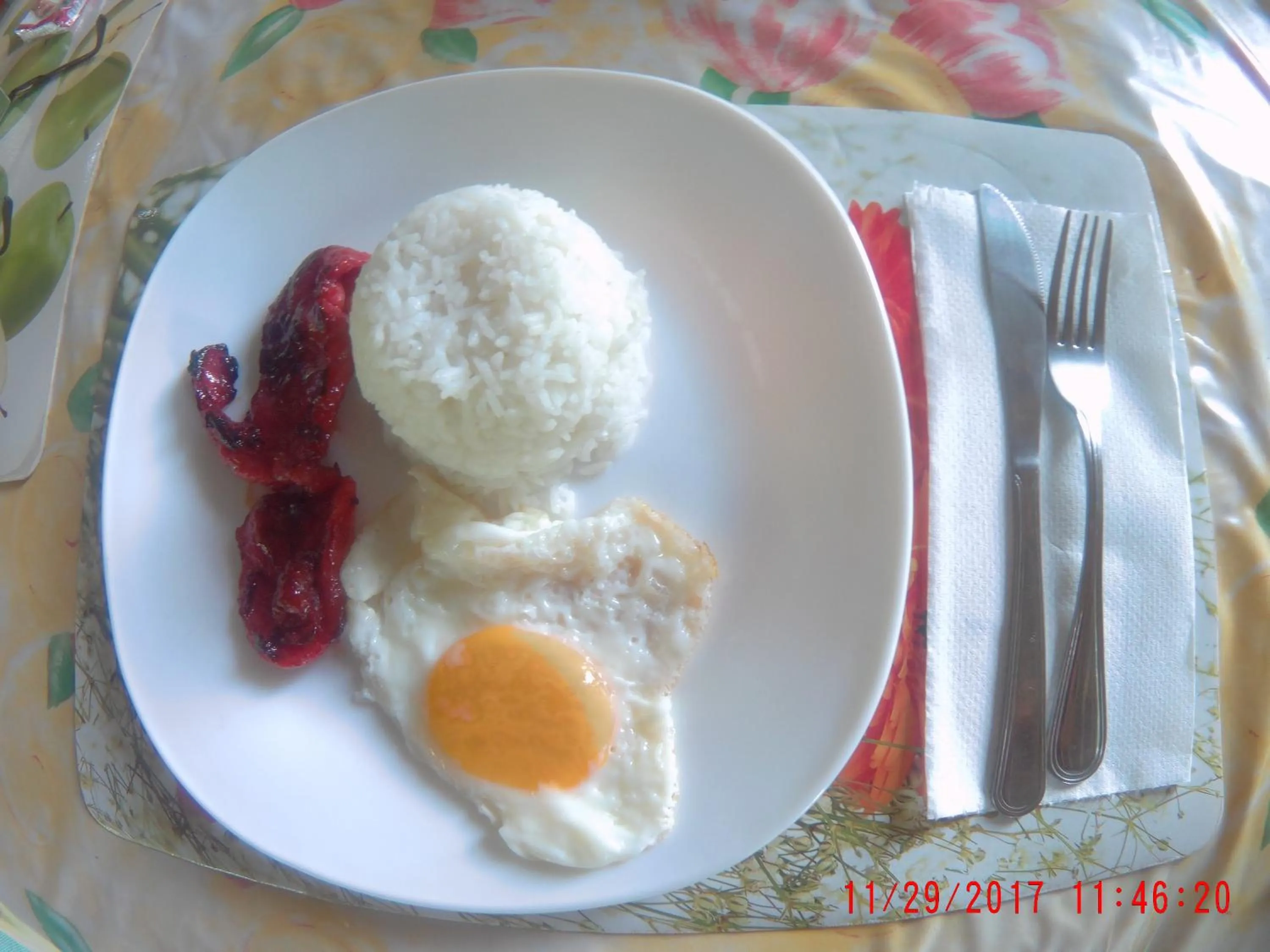 Breakfast in Moalboal Bamboo Guest House