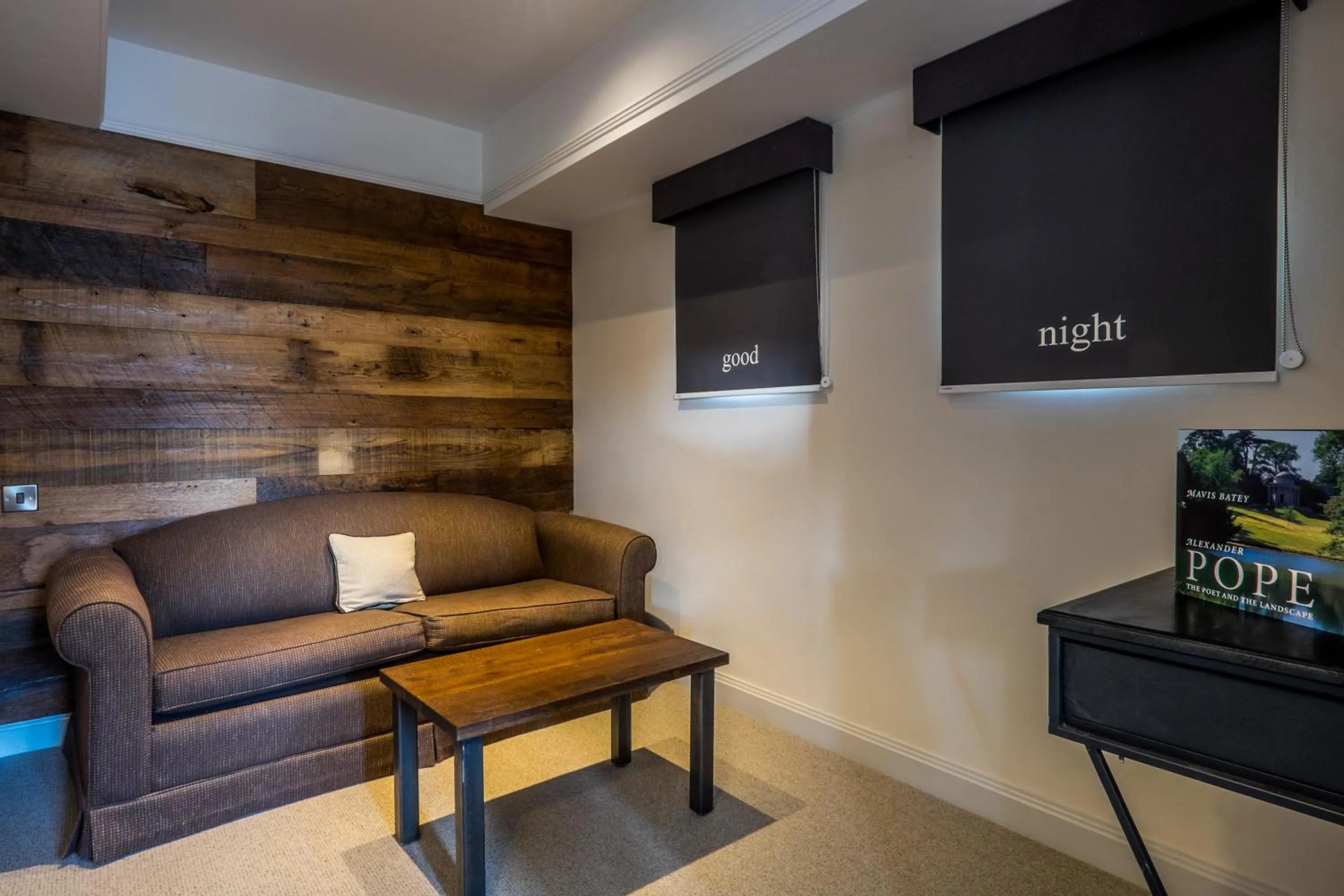 Seating area in The Alexander Pope Hotel