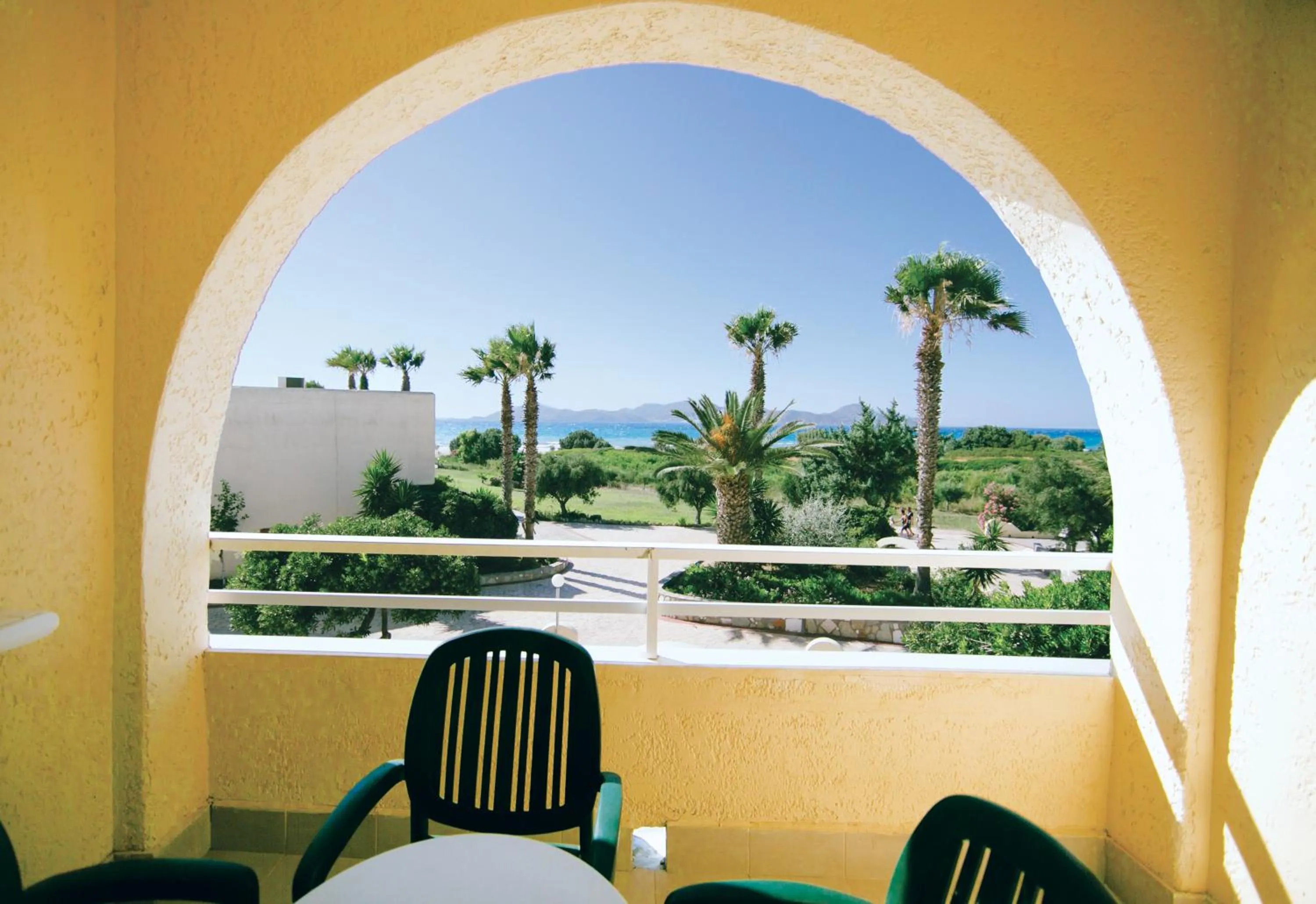 Balcony/Terrace in Eurovillage Achilleas Hotel