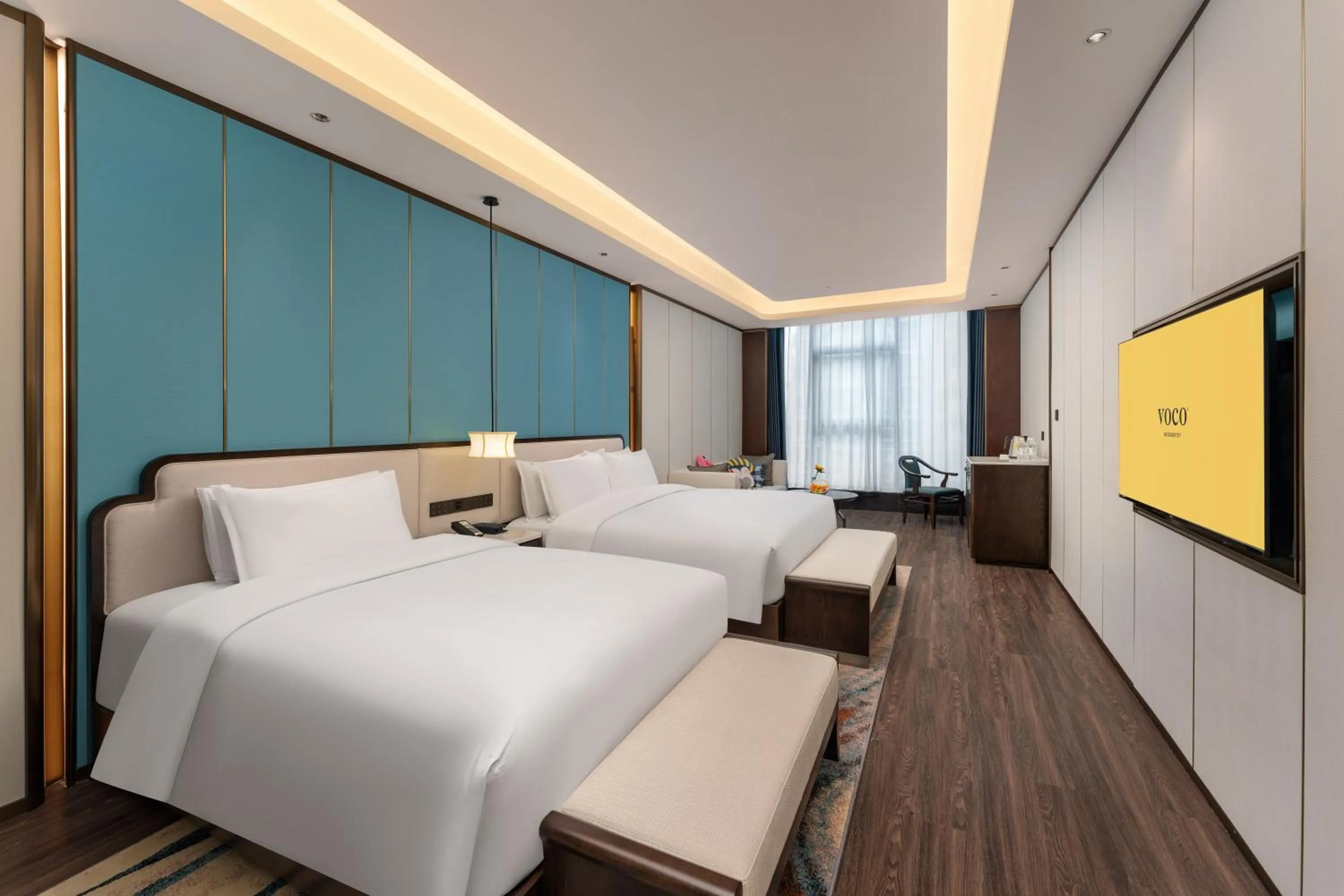 Photo of the whole room, Bed in voco - Hangzhou Binjiang Minghao by IHG