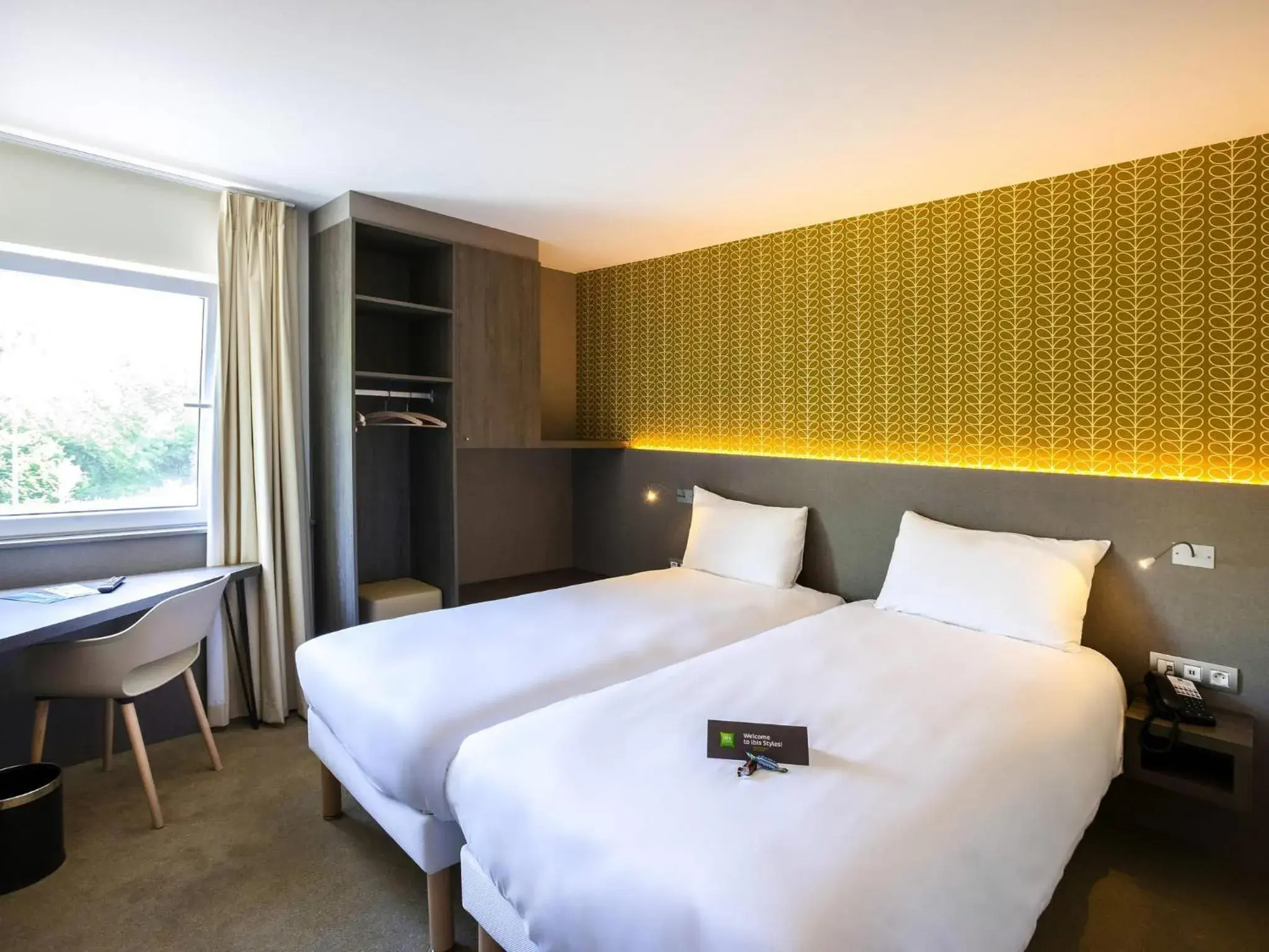 Bedroom, Bed in ibis Styles Kortrijk Expo Bedroom, Bed in ibis Styles Kortrijk Expo