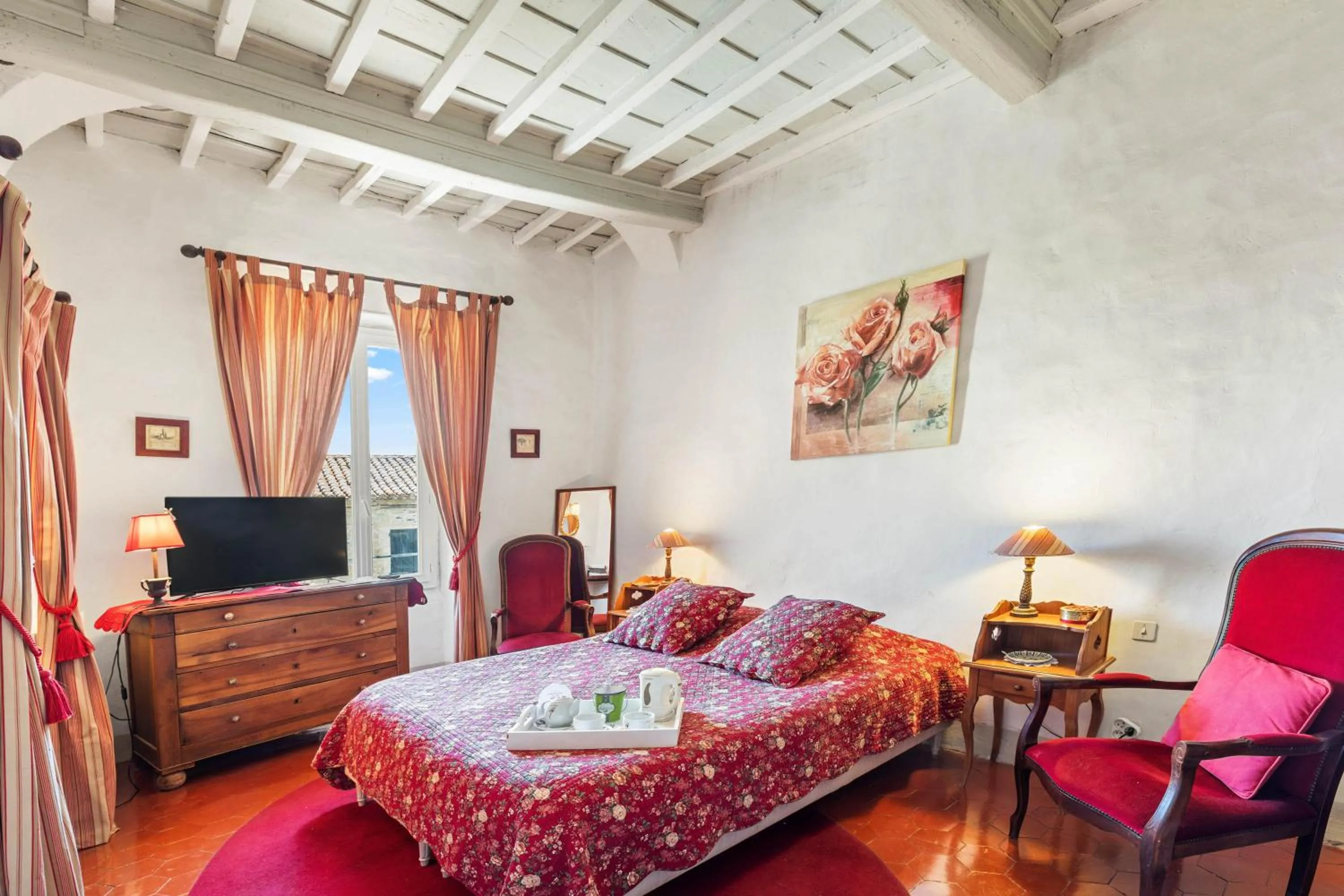 Bedroom, Bed in L'ORANGERIE Chambres d'hotes de charme