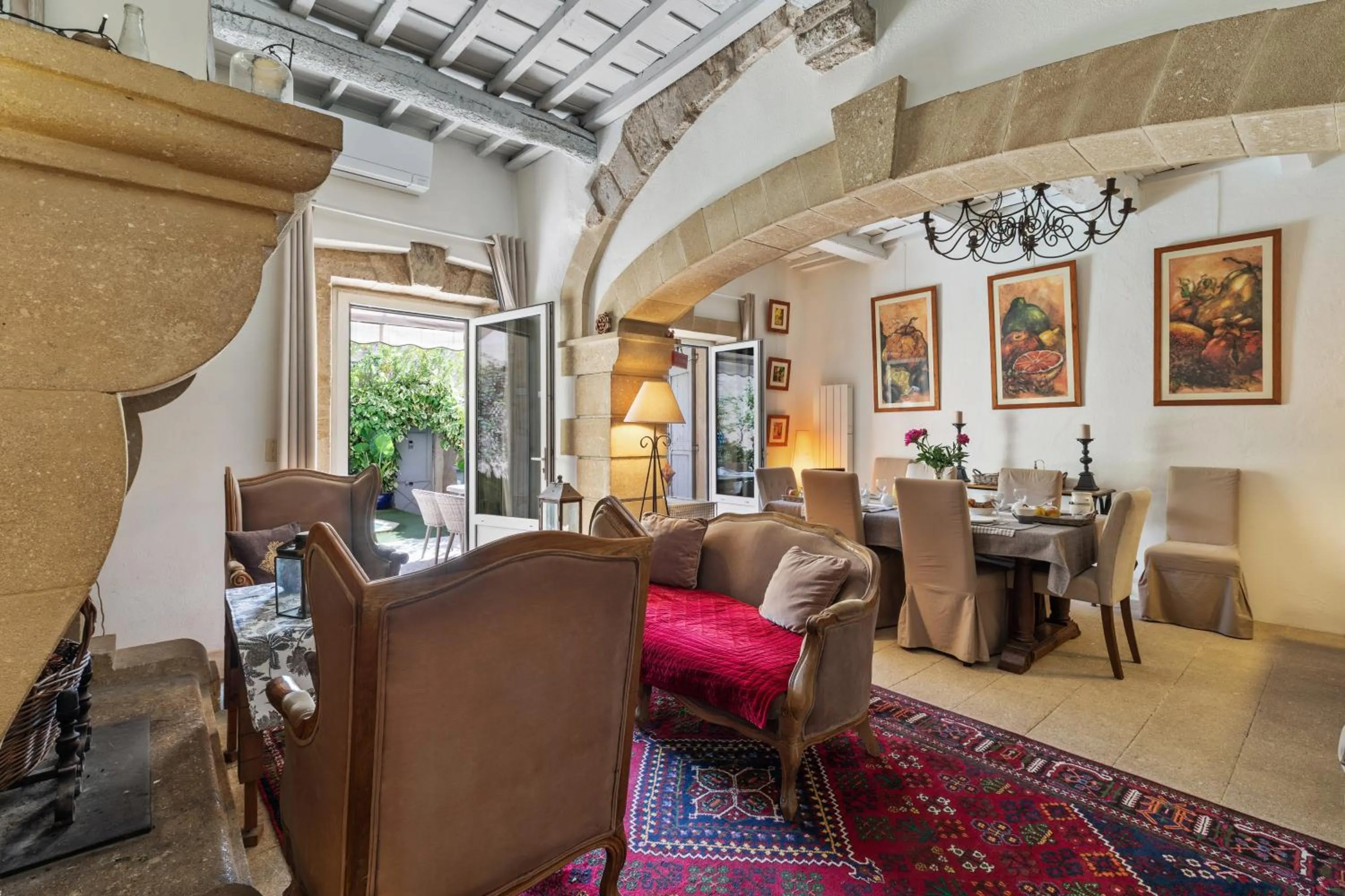 Living room in L'ORANGERIE Chambres d'hotes de charme