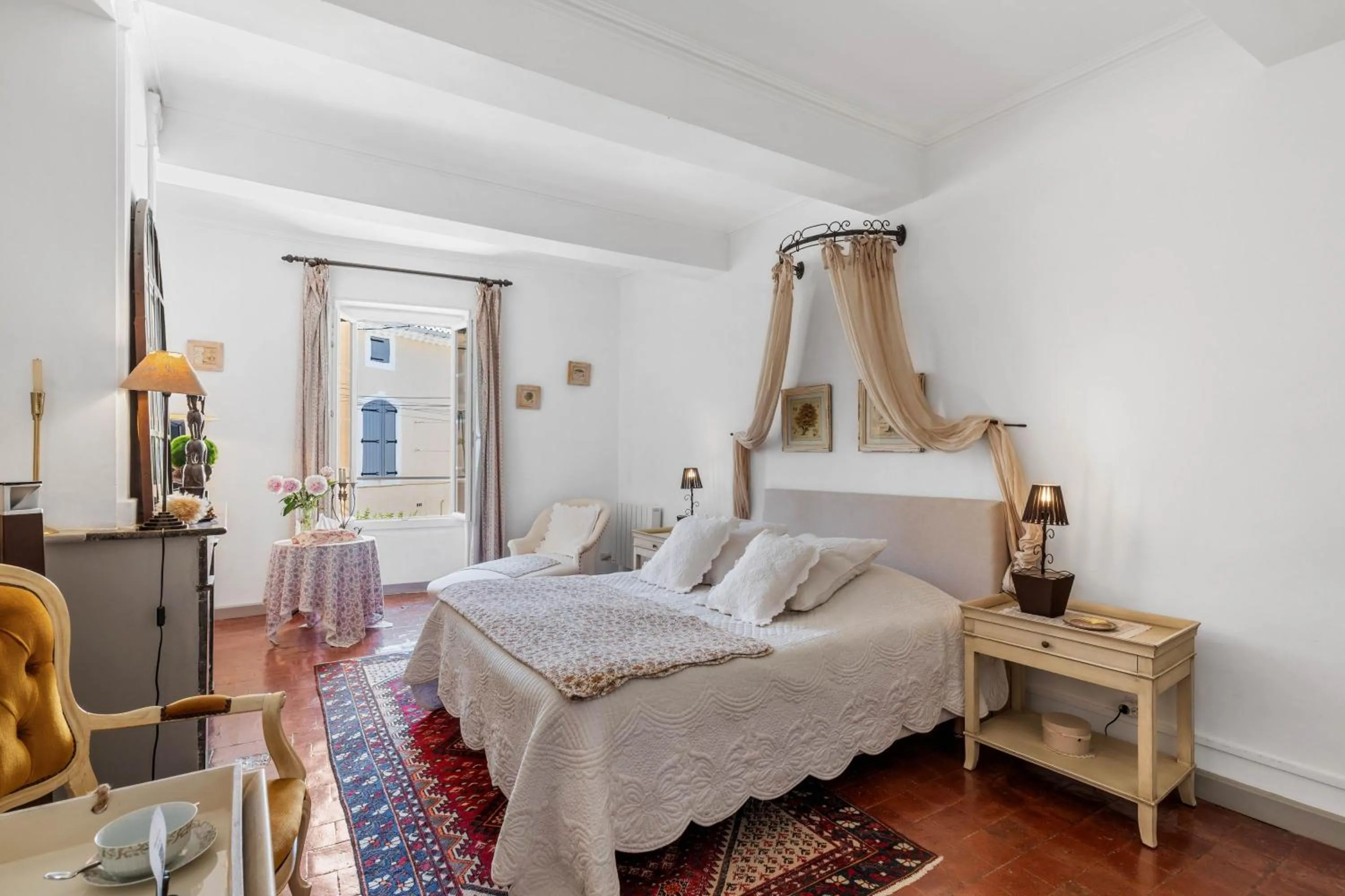 Bed in L'ORANGERIE Chambres d'hotes de charme