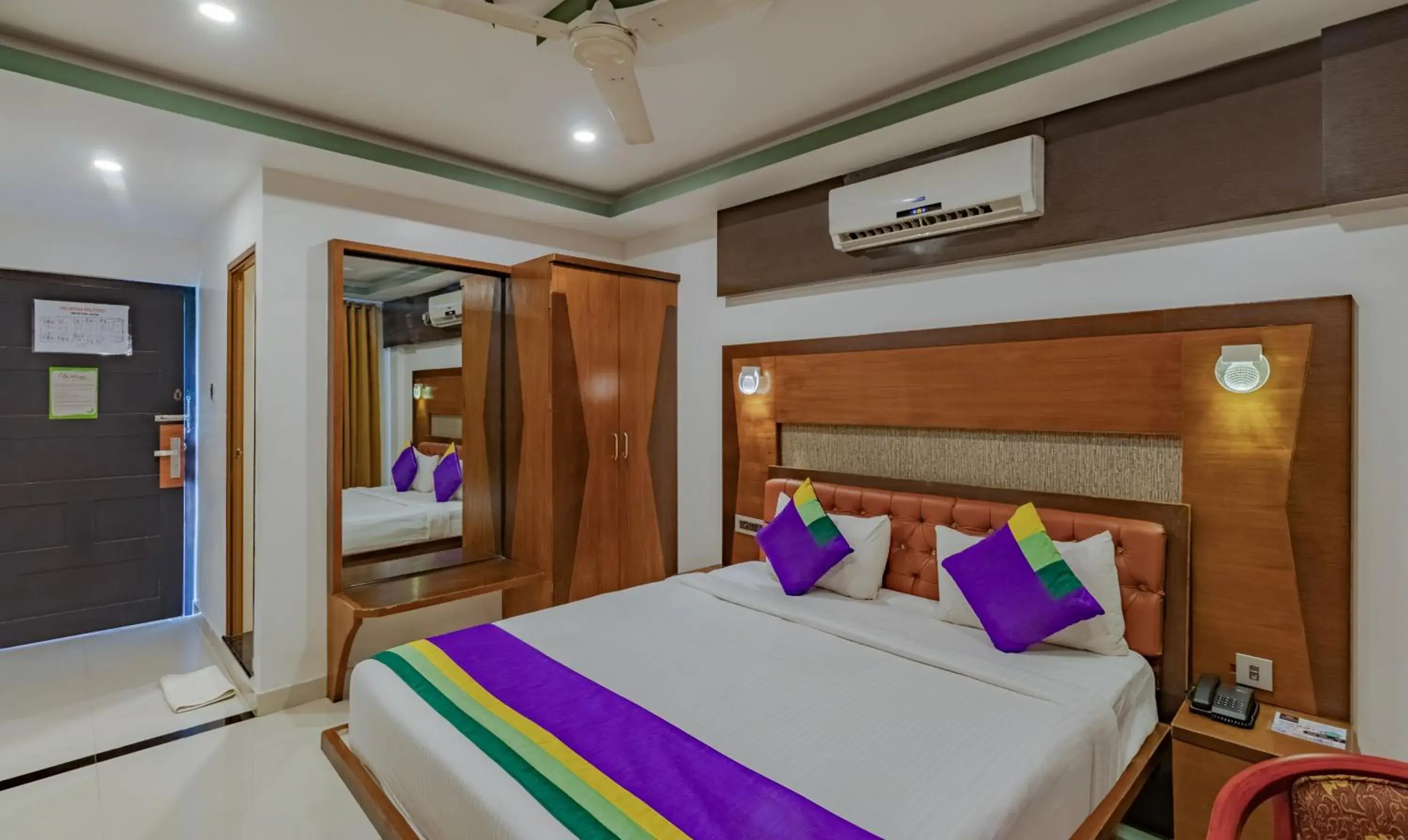 Bedroom, Bed in Treebo Premium Palmyra Milford, 2 Km From Alleppey Beach Bedroom, Bed in Treebo Premium Palmyra Milford, 2 Km From Alleppey Beach