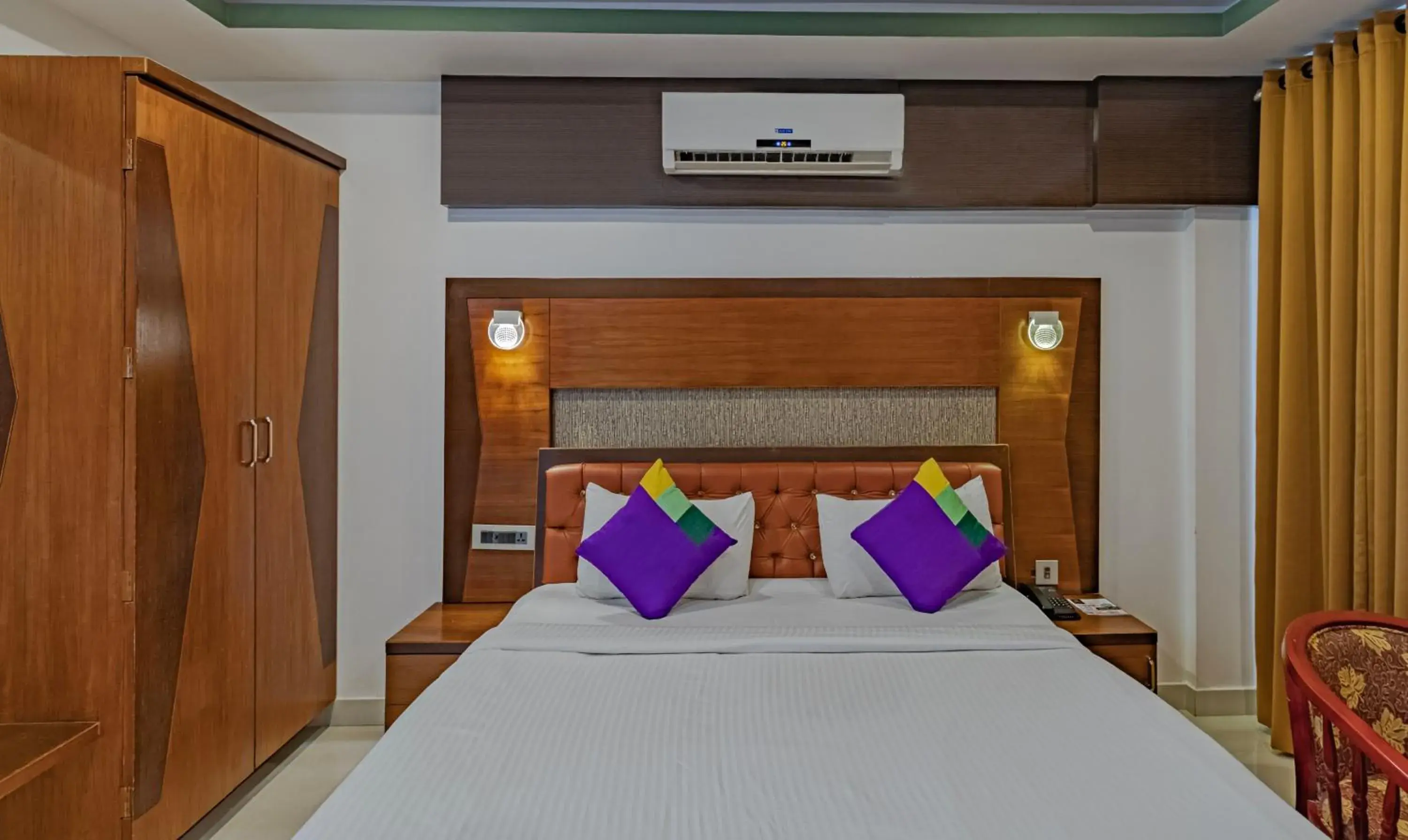 Bedroom, Bed in Treebo Premium Palmyra Milford, 2 Km From Alleppey Beach Bedroom, Bed in Treebo Premium Palmyra Milford, 2 Km From Alleppey Beach