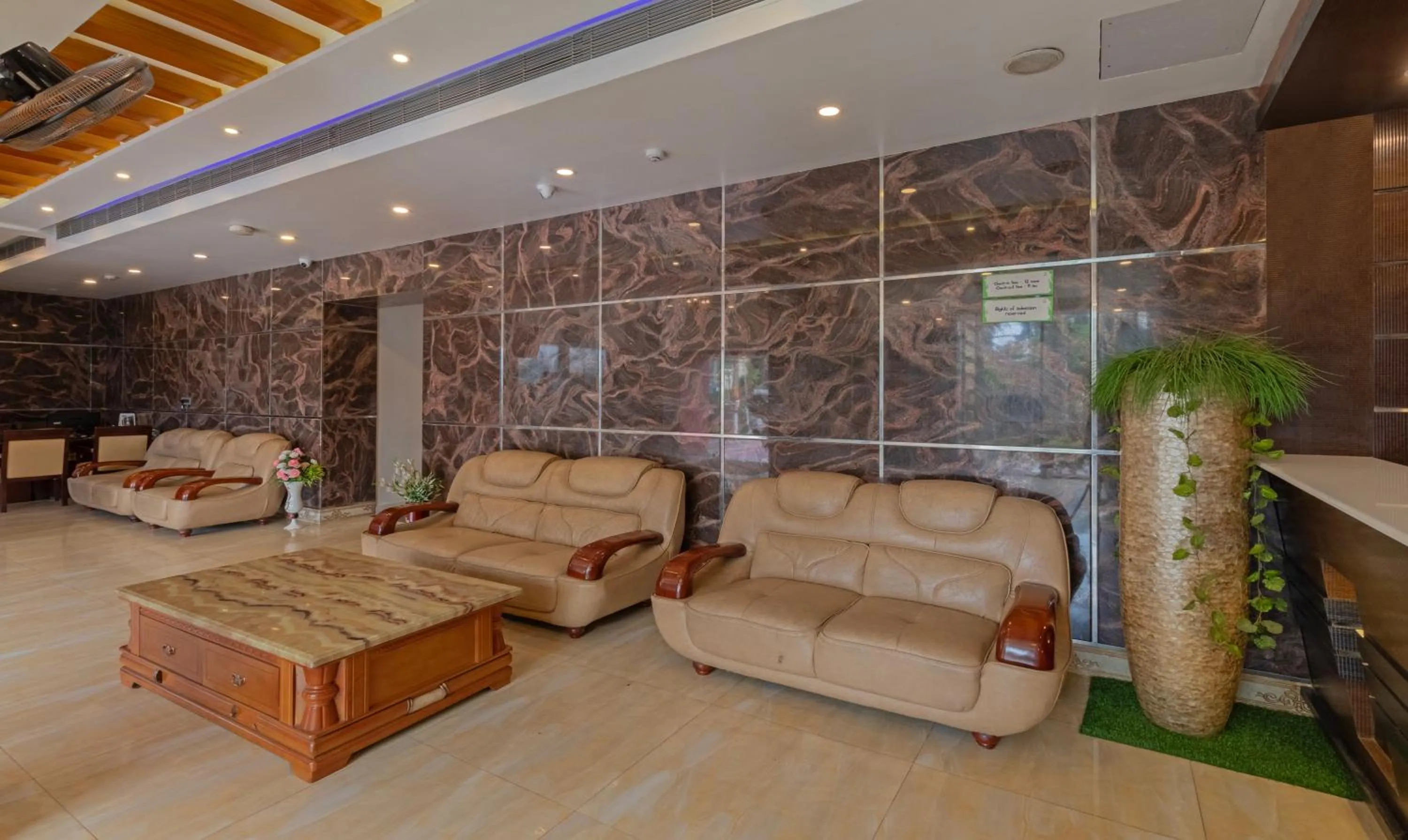 Living room in Treebo Premium Palmyra Milford, 2 Km From Alleppey Beach