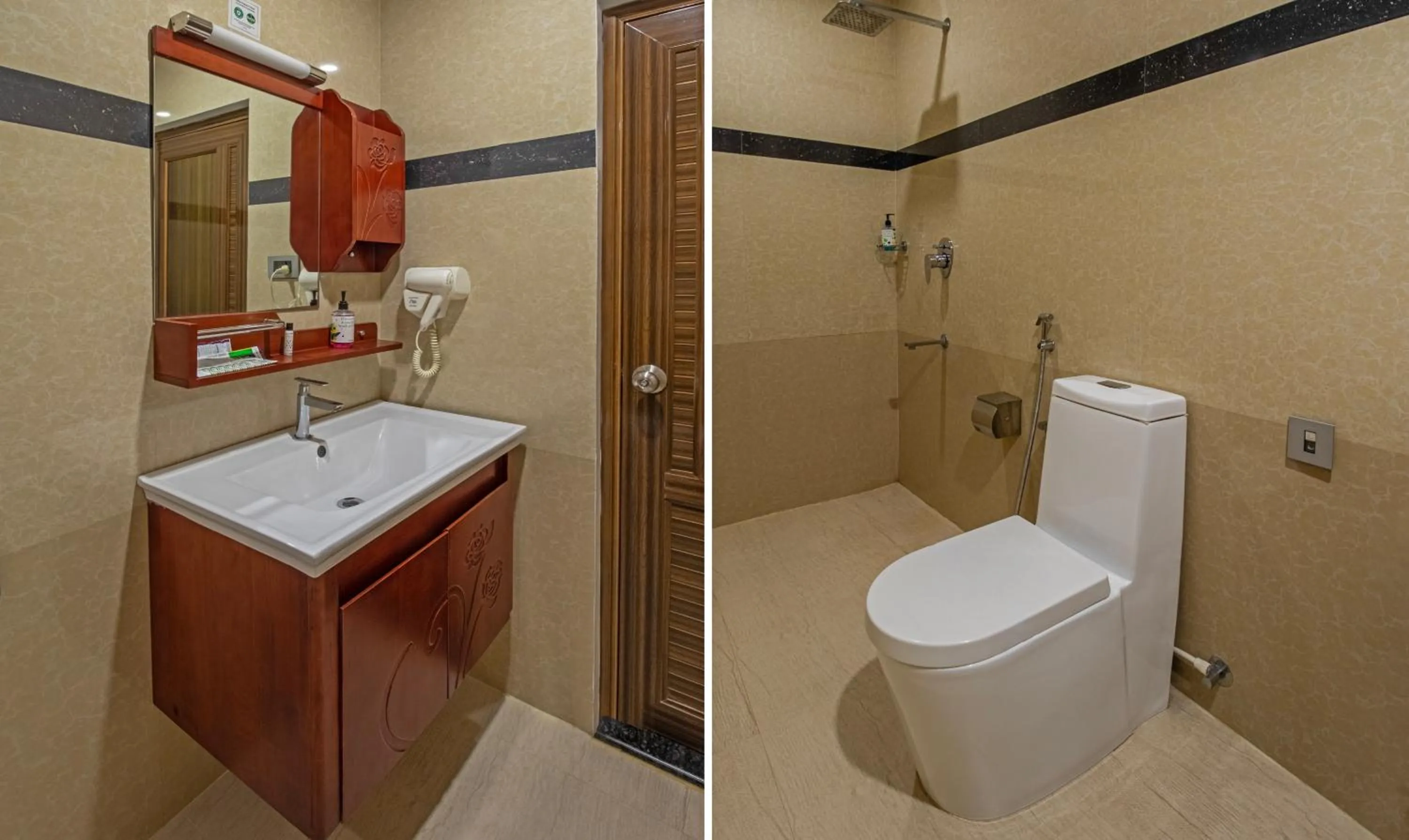 Toilet in Treebo Premium Palmyra Milford, 2 Km From Alleppey Beach