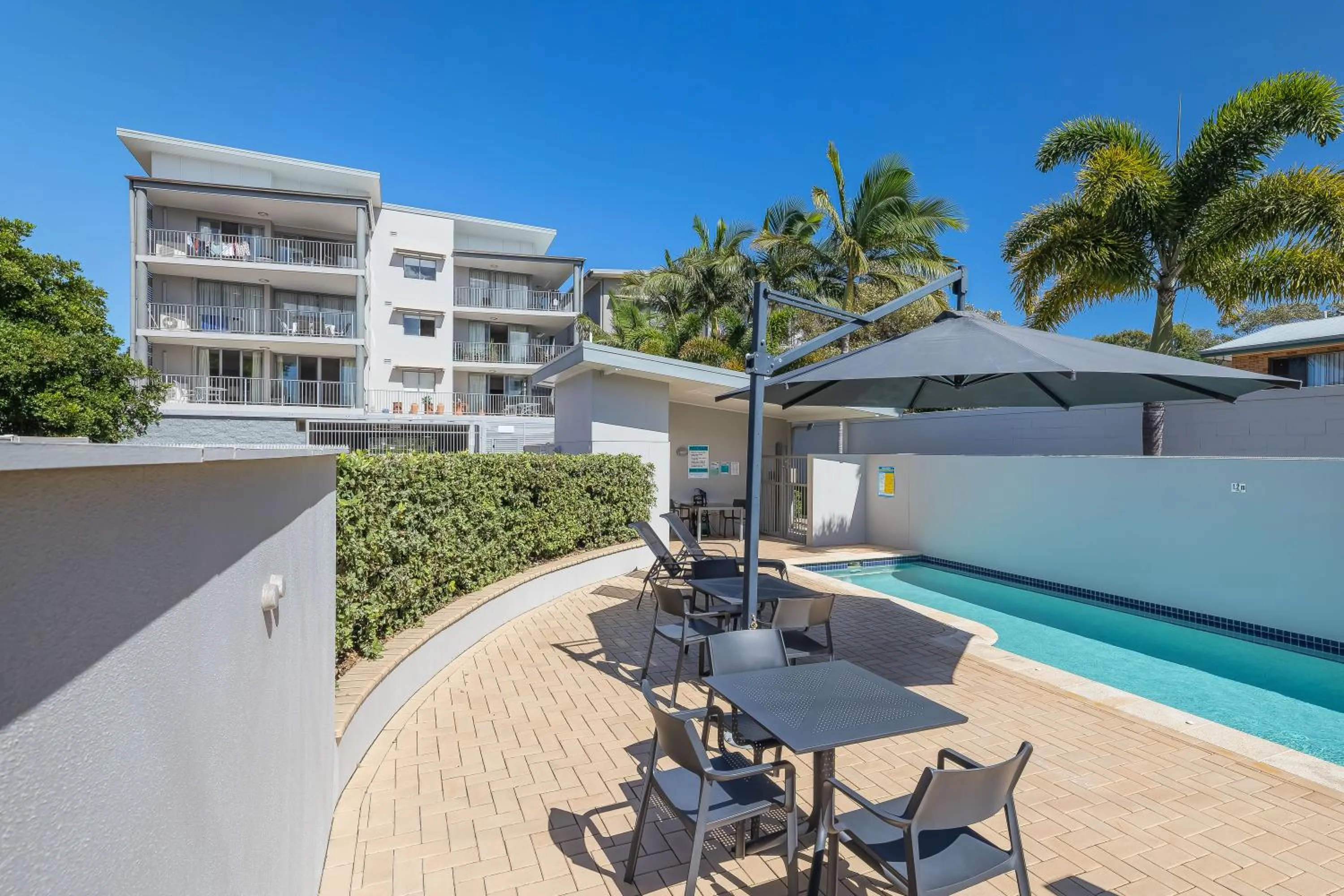 Beach in On the Bay Apartments