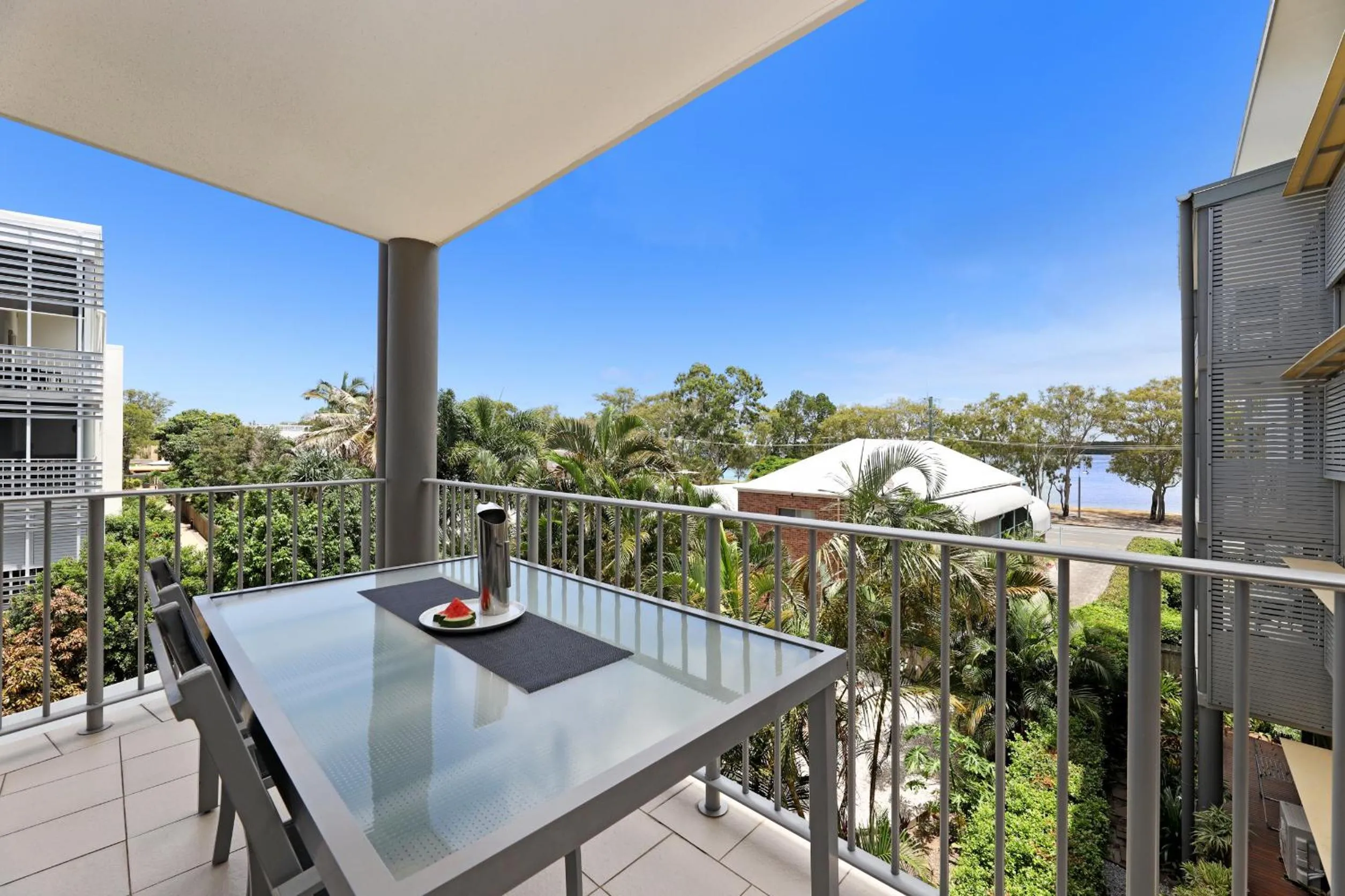 Balcony/Terrace in On the Bay Apartments