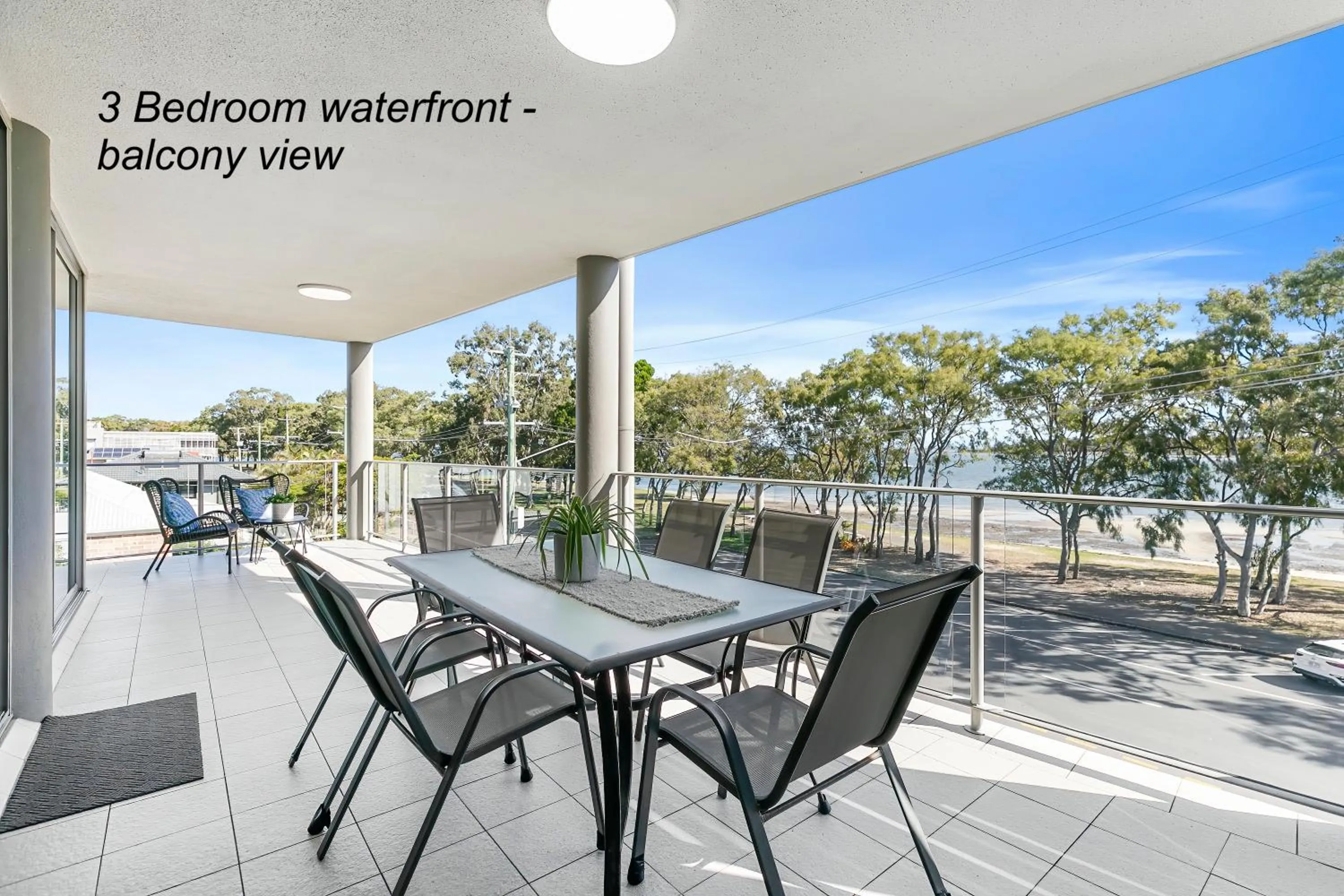Balcony/Terrace in On the Bay Apartments