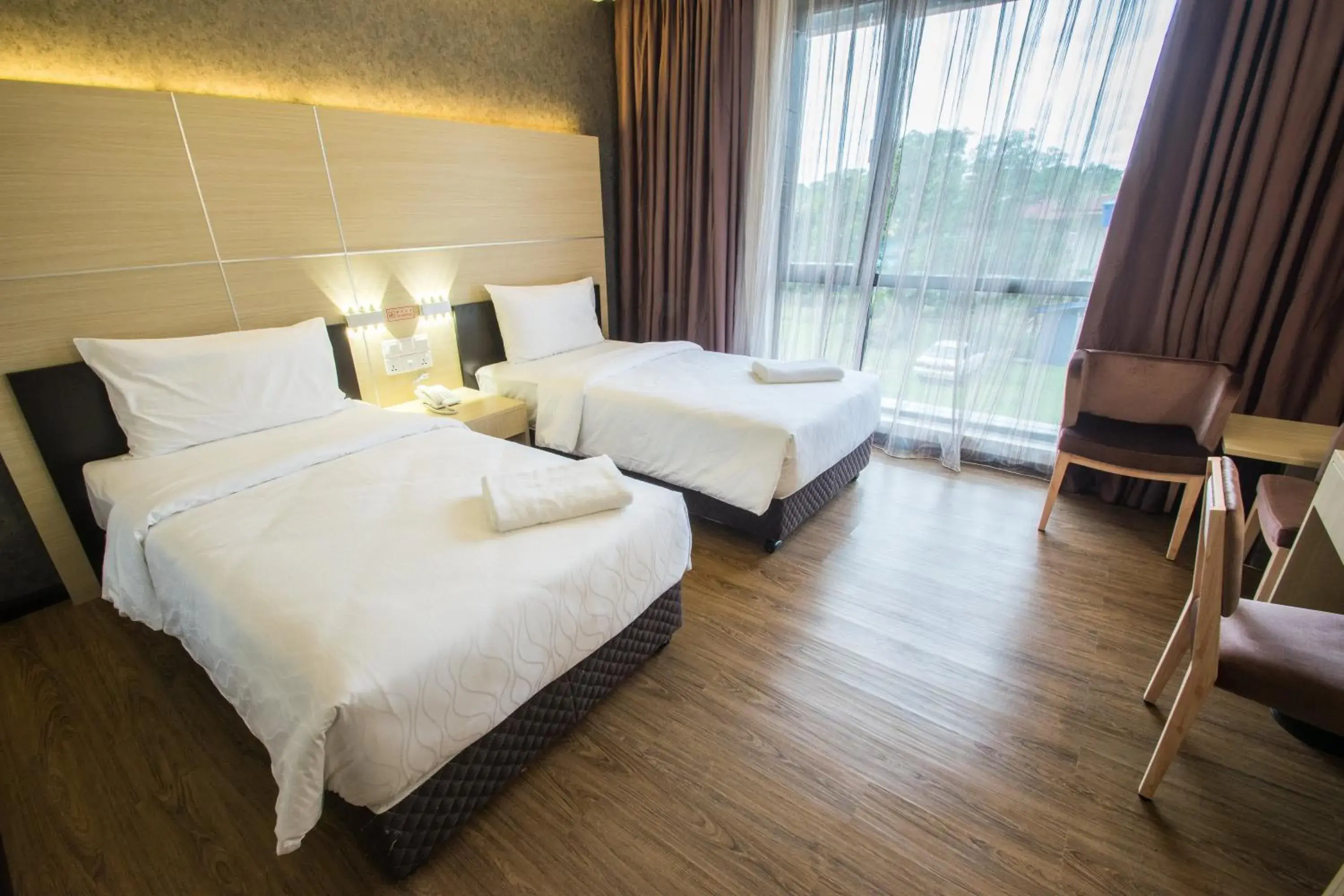 Bedroom, Bed in Hotel Labuan Point Bedroom, Bed in Hotel Labuan Point