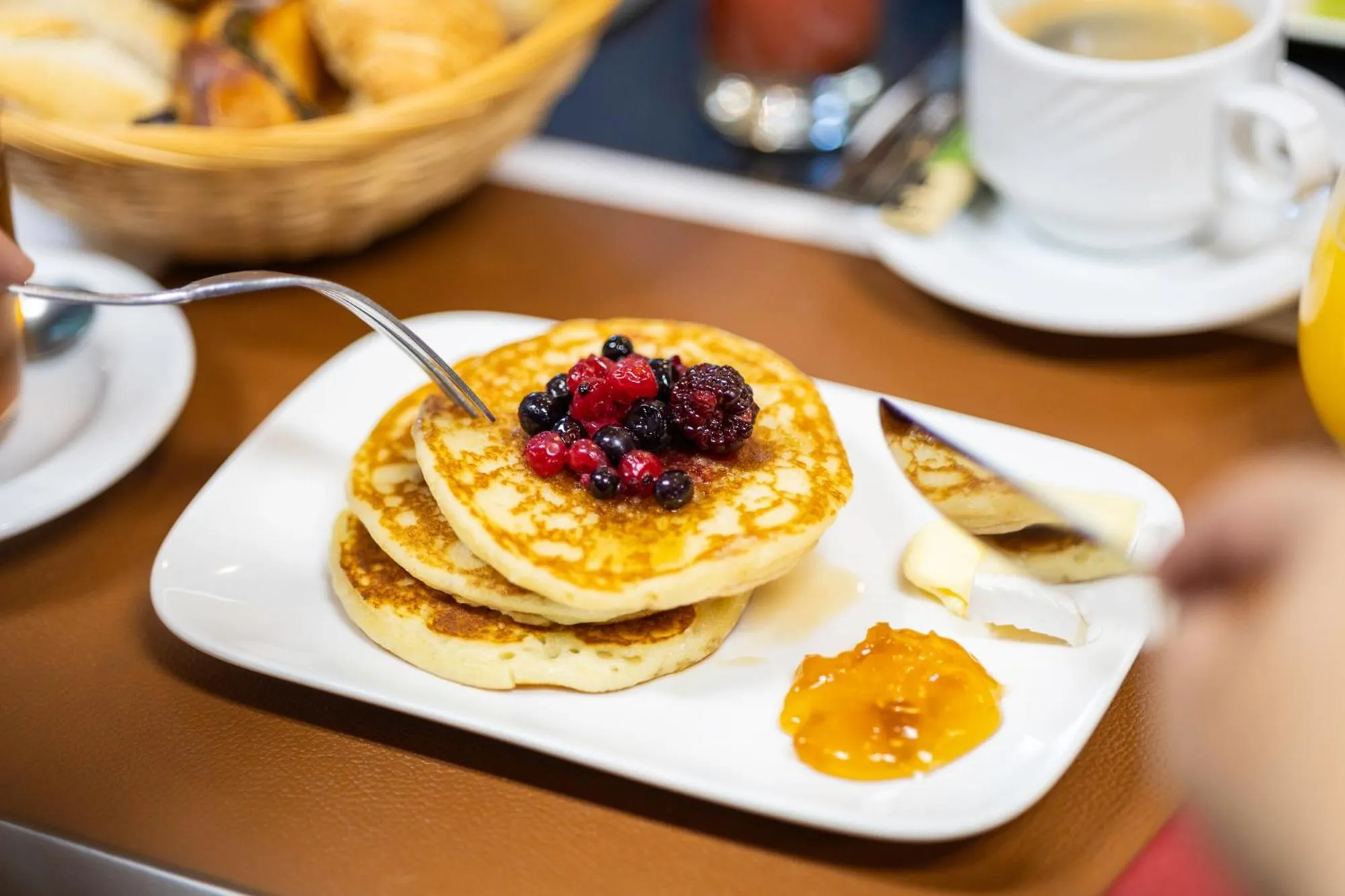 Food close-up in First Euroflat Hotel