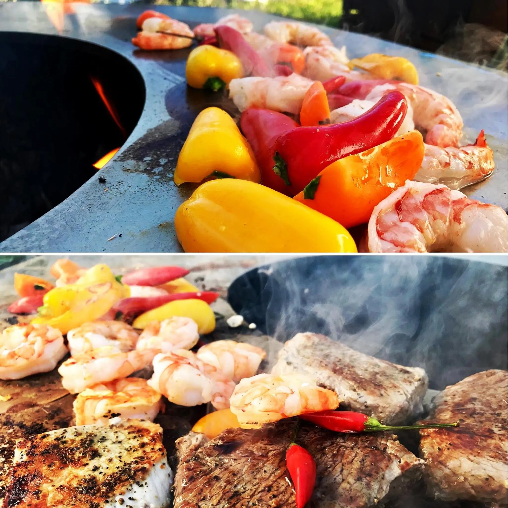 BBQ facilities in Ferienwohnung Kainer