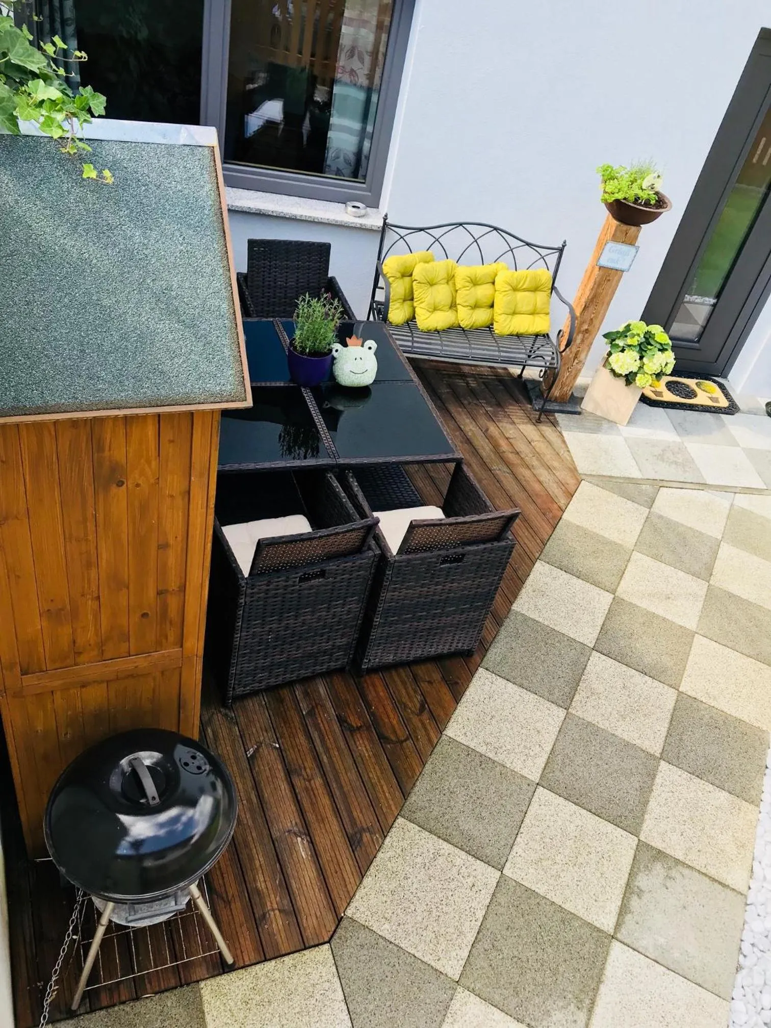 BBQ facilities in Ferienwohnung Kainer