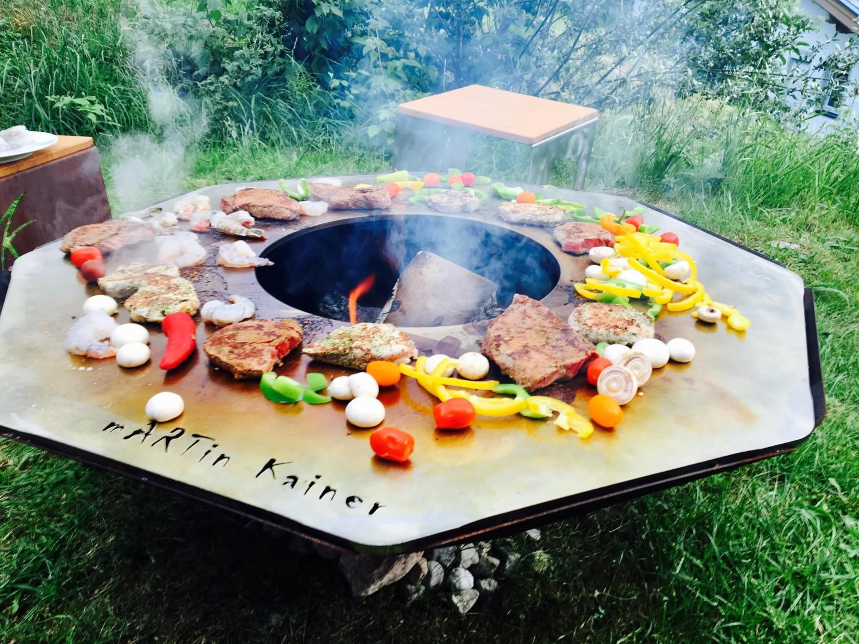 BBQ facilities in Ferienwohnung Kainer